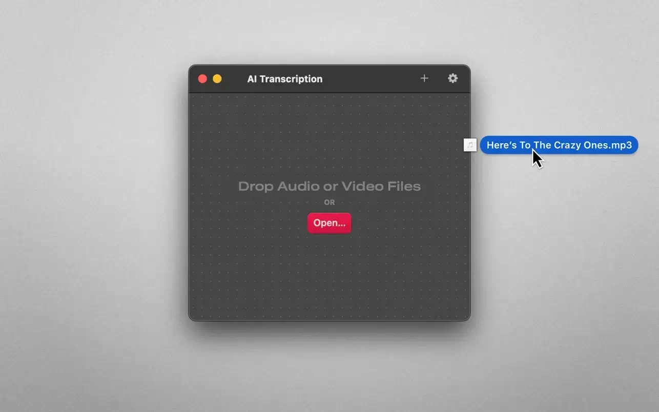 AI Transcription for Mac v2.5 AI语音转录软件 免激活下载-1 AI Transcription for Mac v2.5 AI语音转录软件 免激活下载-1