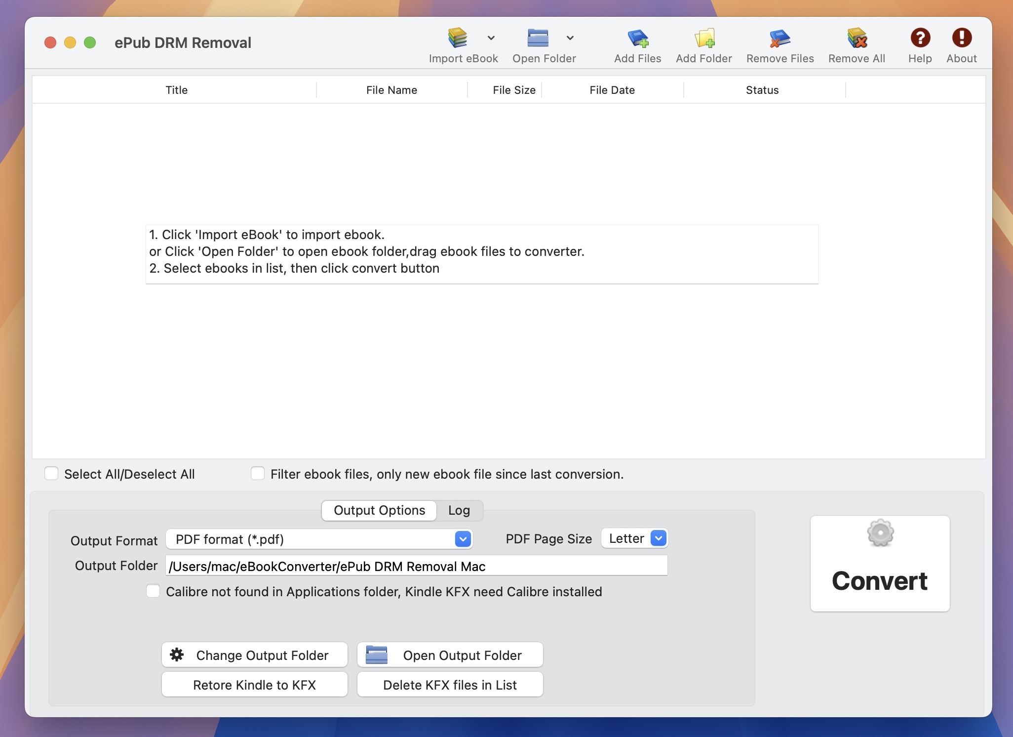 ePub DRM Removal for Mac v3.25.10120 电子书DRM移除工具 免激活下载-1 ePub DRM Removal for Mac v3.25.10120 电子书DRM移除工具 免激活下载-1