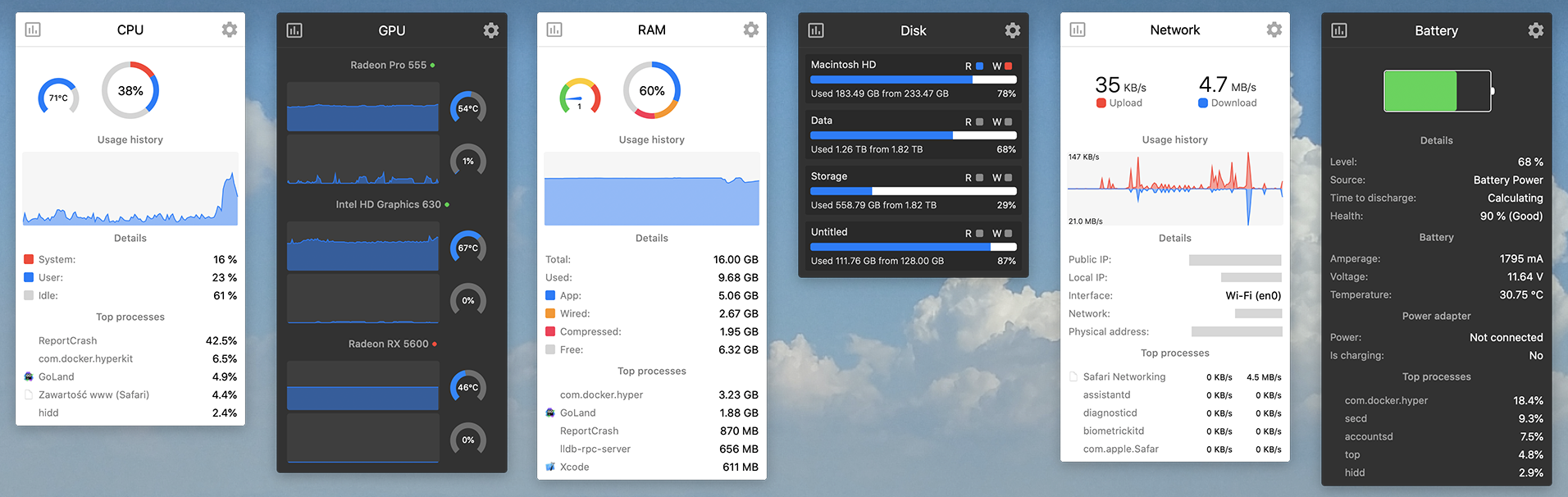 Stats for Mac v2.11.4 菜单栏系统监视工具 免激活下载-1 Stats for Mac v2.11.4 菜单栏系统监视工具 免激活下载-1