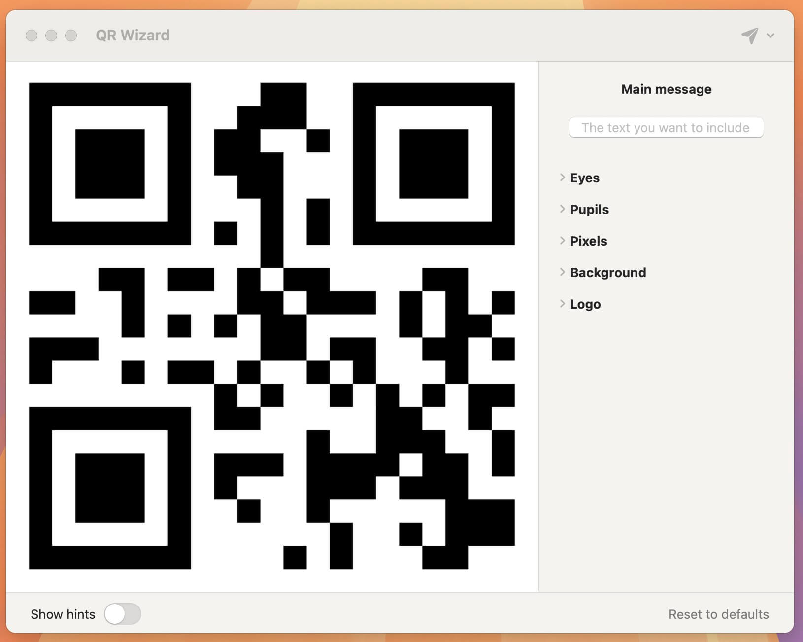 QR Wizard for Mac v2.5 二维码生成器 免激活下载-1 QR Wizard for Mac v2.5 二维码生成器 免激活下载-1