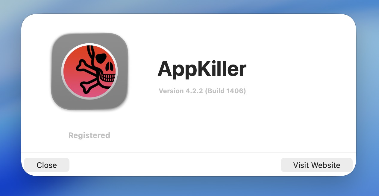 AppKiller for Mac v4.2.2 一键关闭应用 免激活下载-1 AppKiller for Mac v4.2.2 一键关闭应用 免激活下载-1