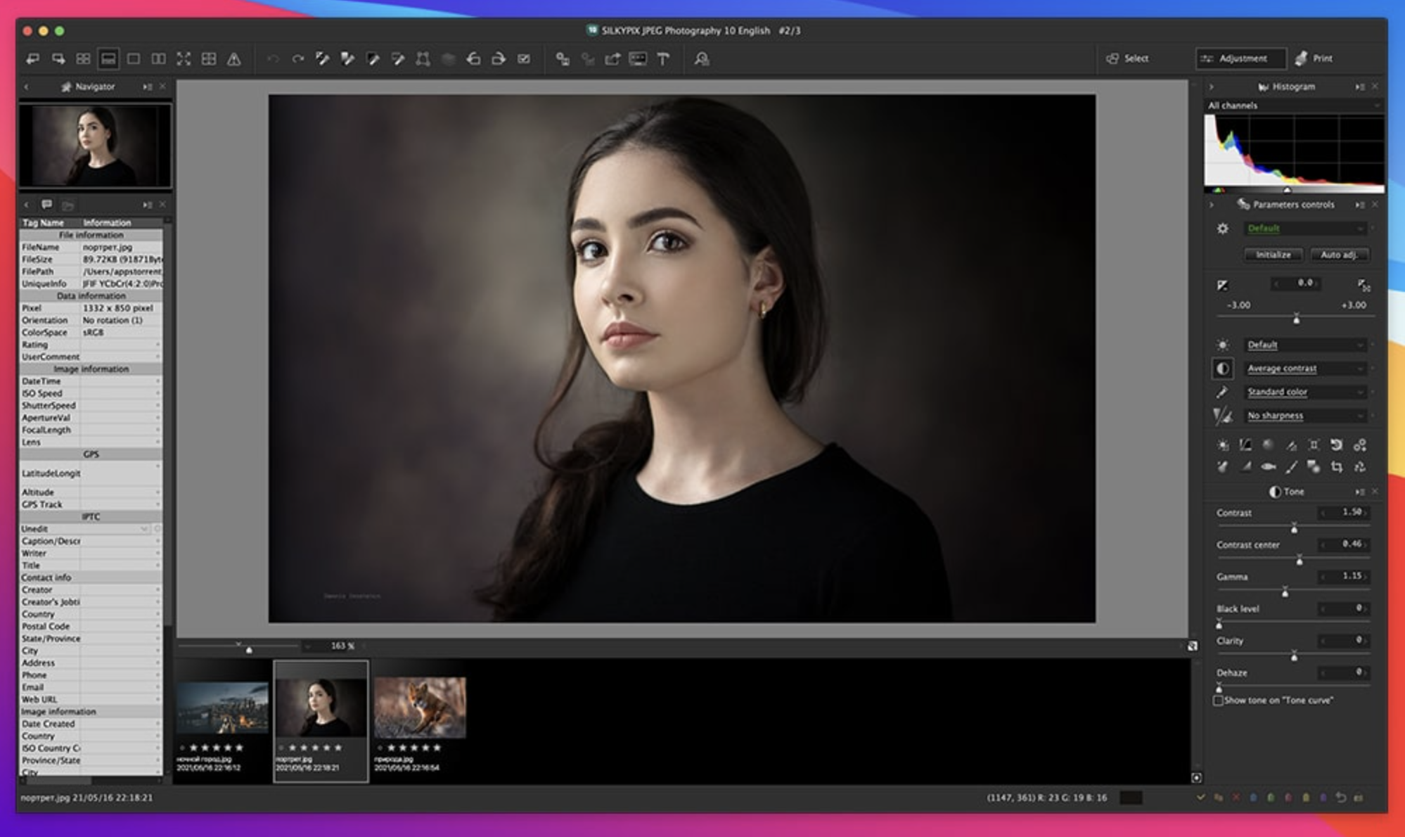 SILKYPIX JPEG Photography for Mac v11.2.14.0 mac图像处理软件 破解版-1