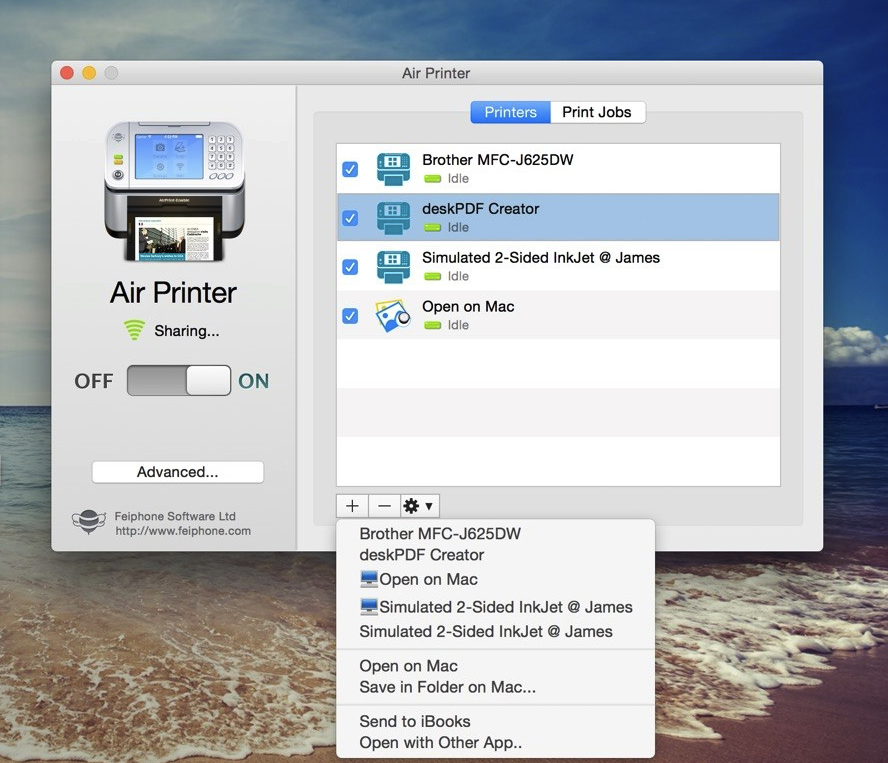Air Printer - Printer Server Pro for Mac v5.2.2 隔空打印机 破解版-1