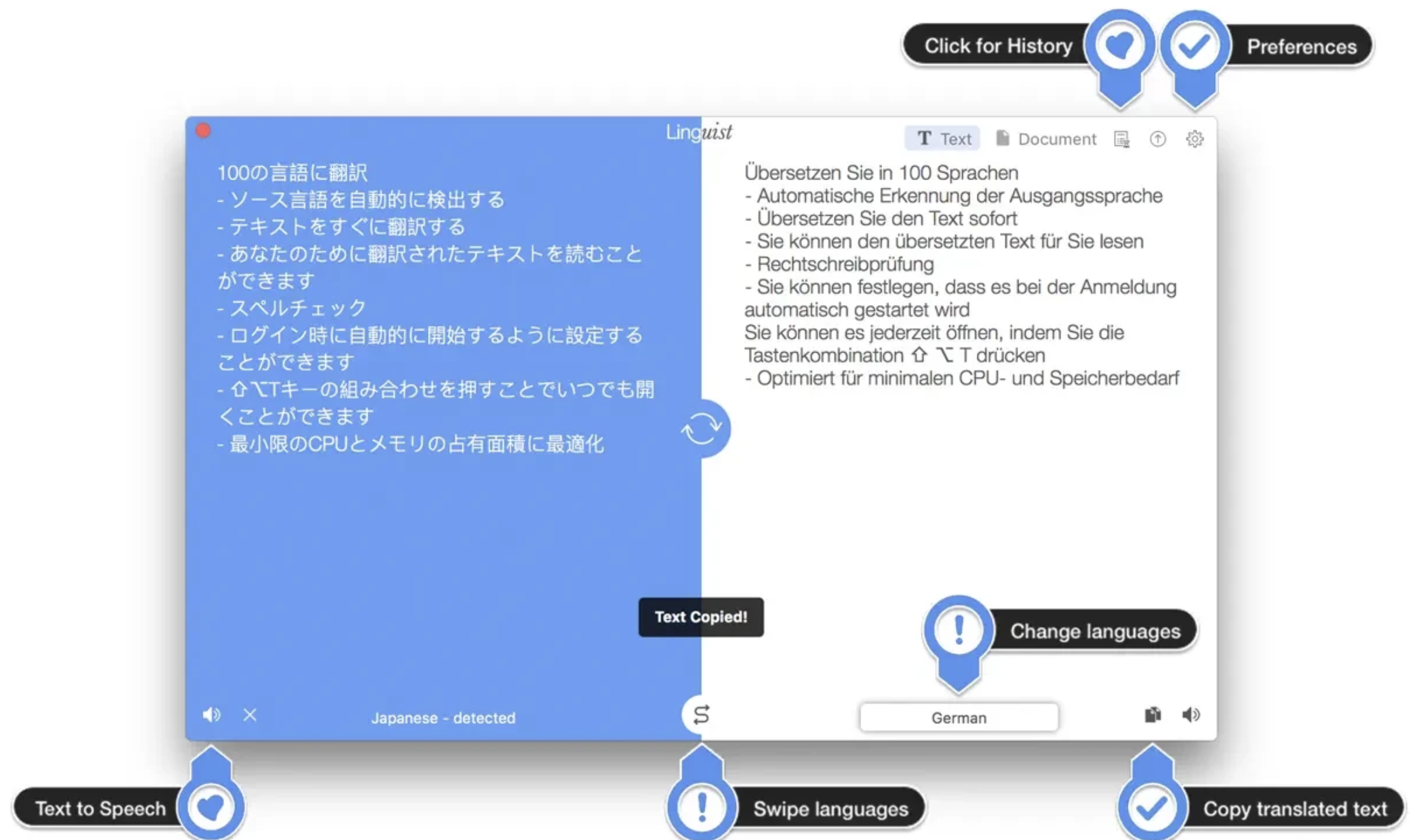 Linguist for Mac v3.2 mac菜单栏语言翻译工具 破解版-1