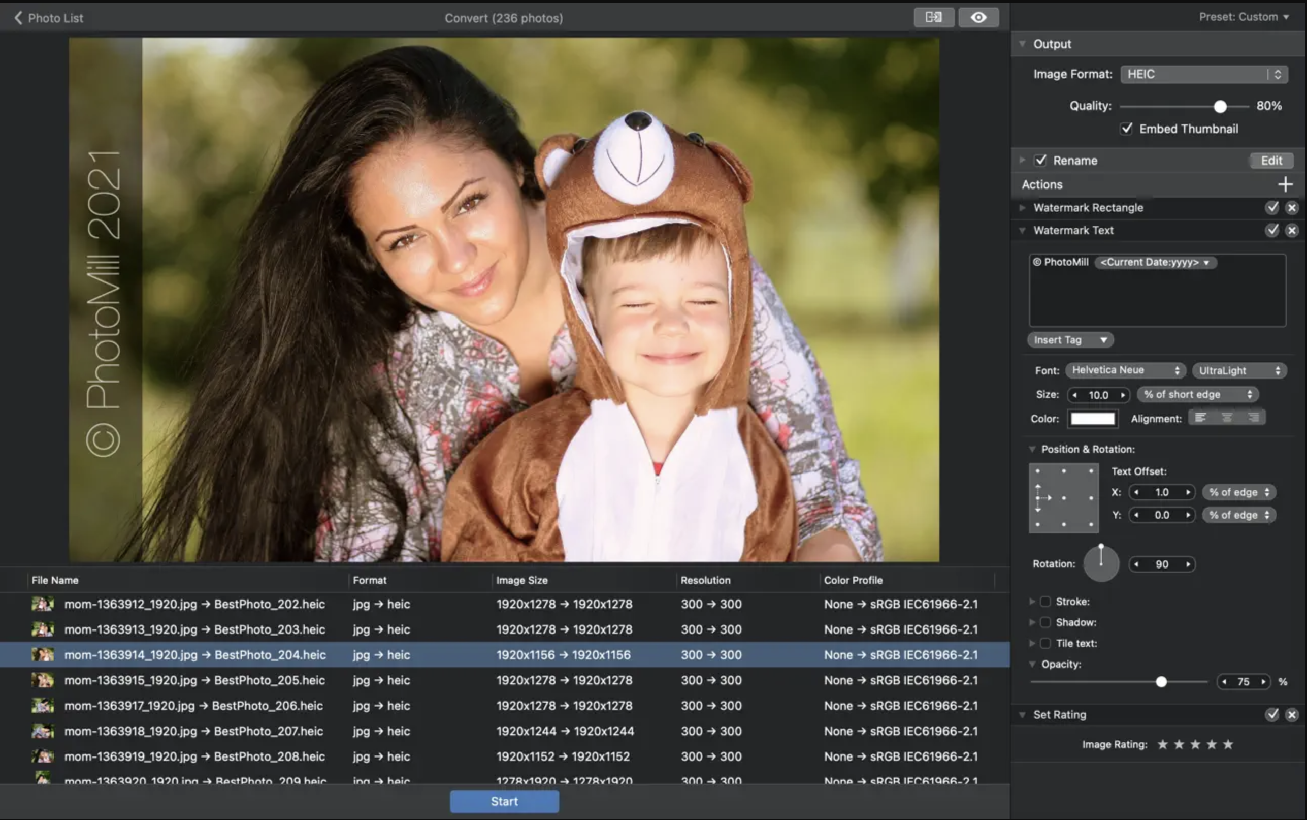 PhotoMill X for Mac v2.5.0 图片批量处理工具 破解版-1