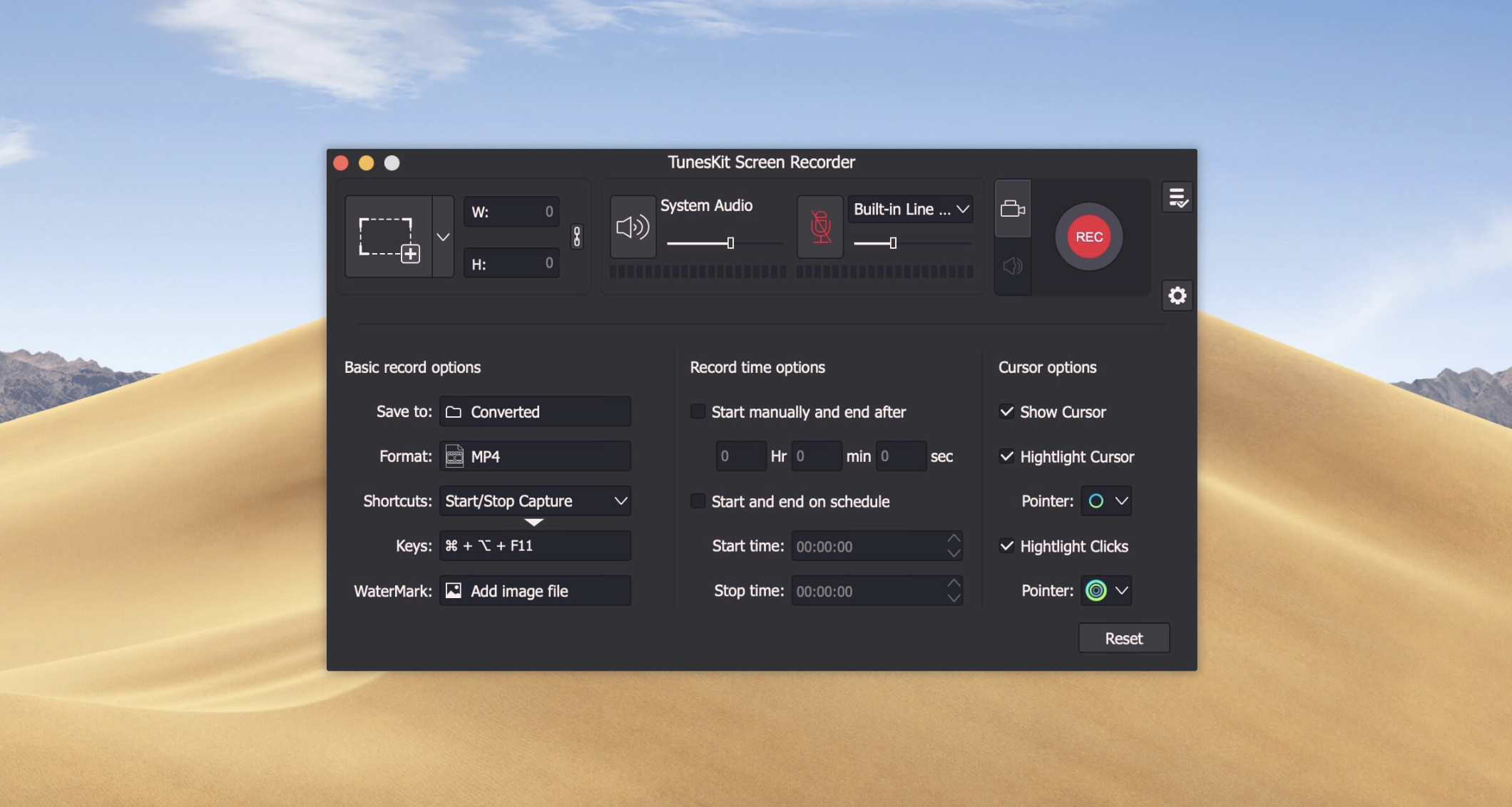 TunesKit Screen Recorder for Mac v2.6.0 录屏软件 破解版-1