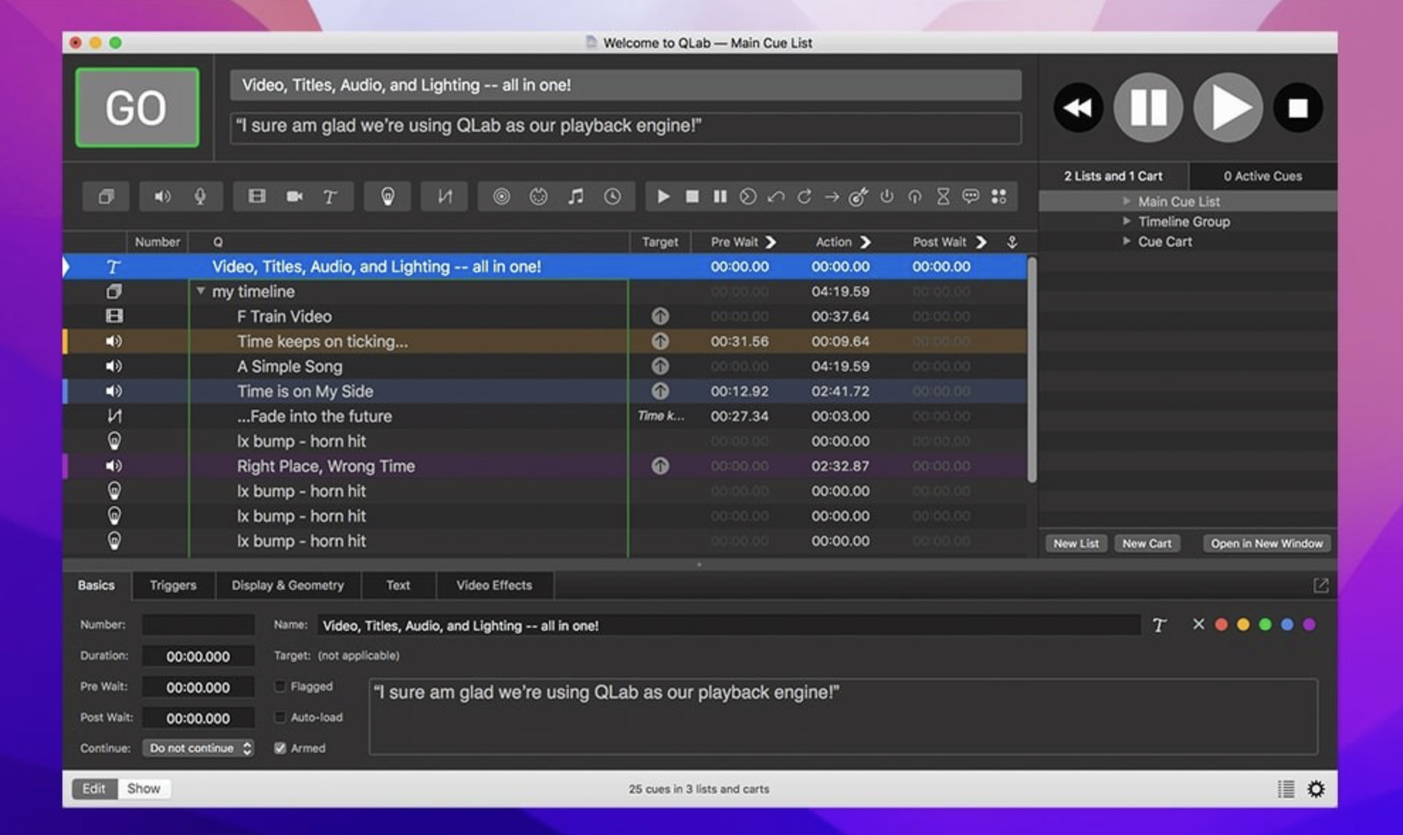 QLab Pro for Mac v5.3.6 音频剪辑软件 破解版-1