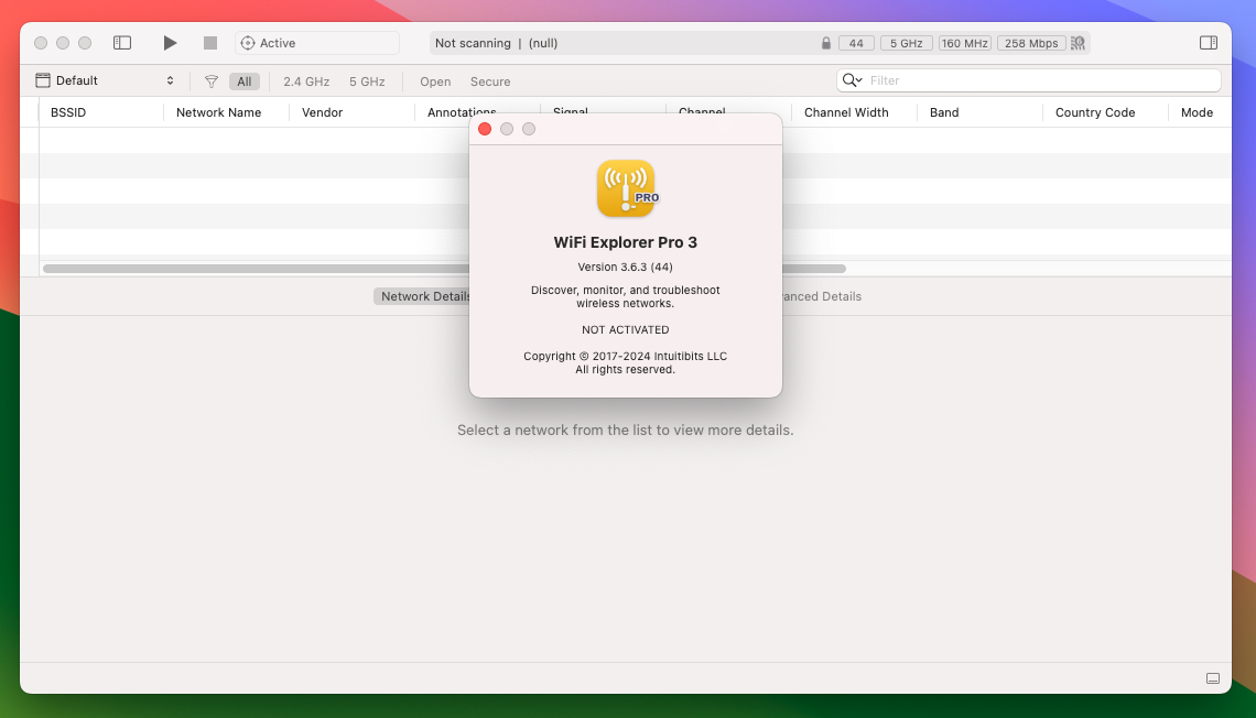 WiFi Explorer Pro for Mac v3.6.3 WiFi无线网络管理工具 激活版-1