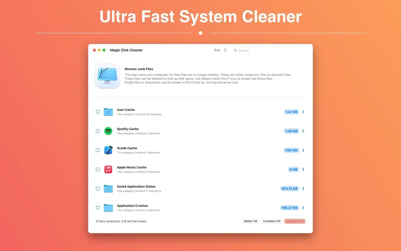 Magic Disk Cleaner for Mac v2.7.2 磁盘垃圾清理工具 免激活下载-1