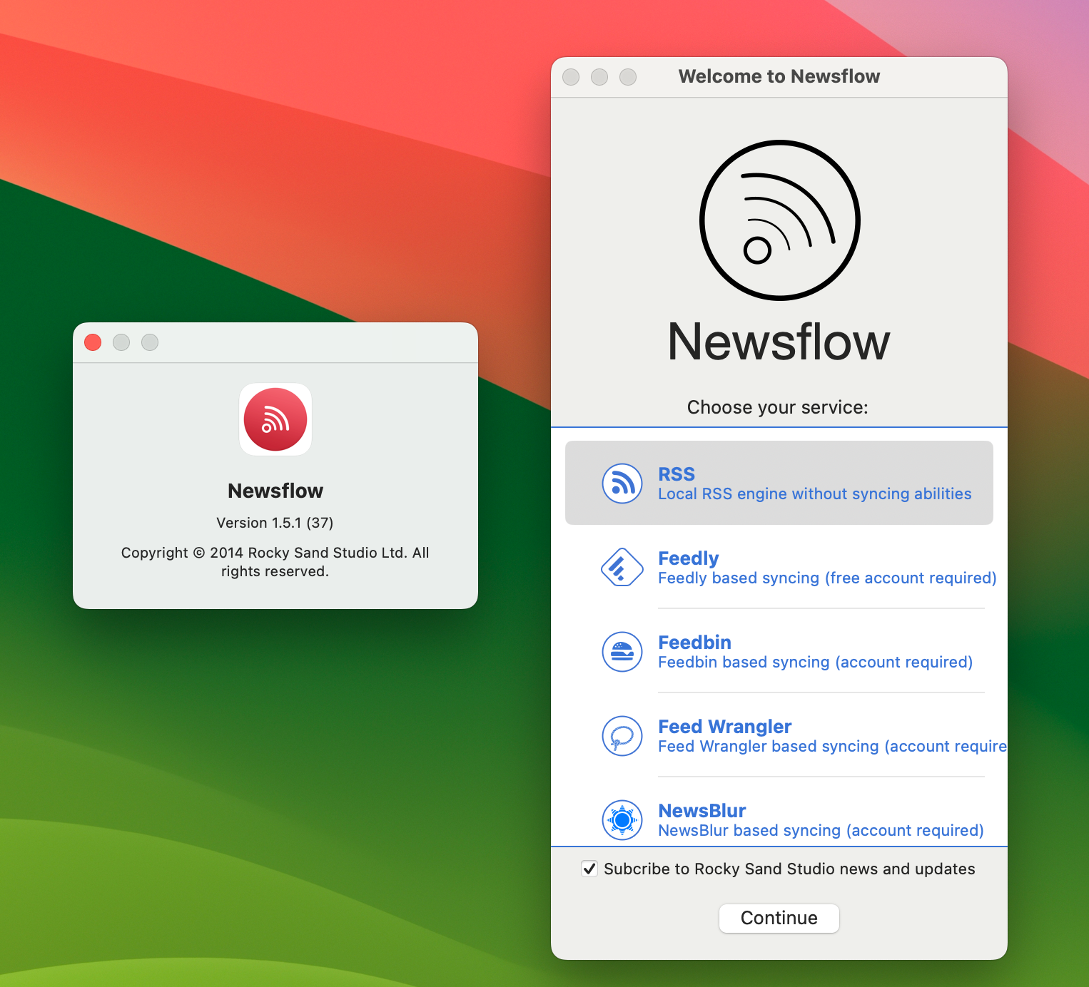 Newsflow for Mac v1.5.1 RSS新闻阅读器 免激活下载-1