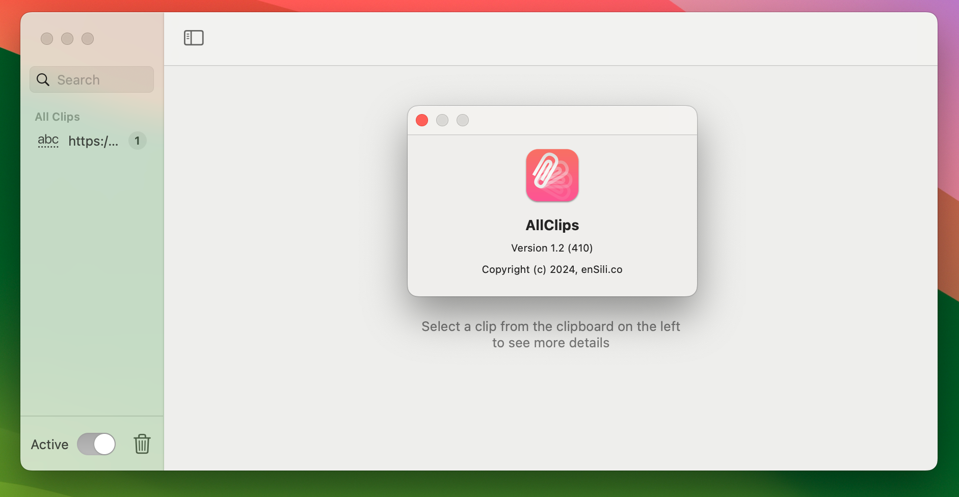 AllClips for Mac v1.2 剪贴板管理程序 免激活下载-1