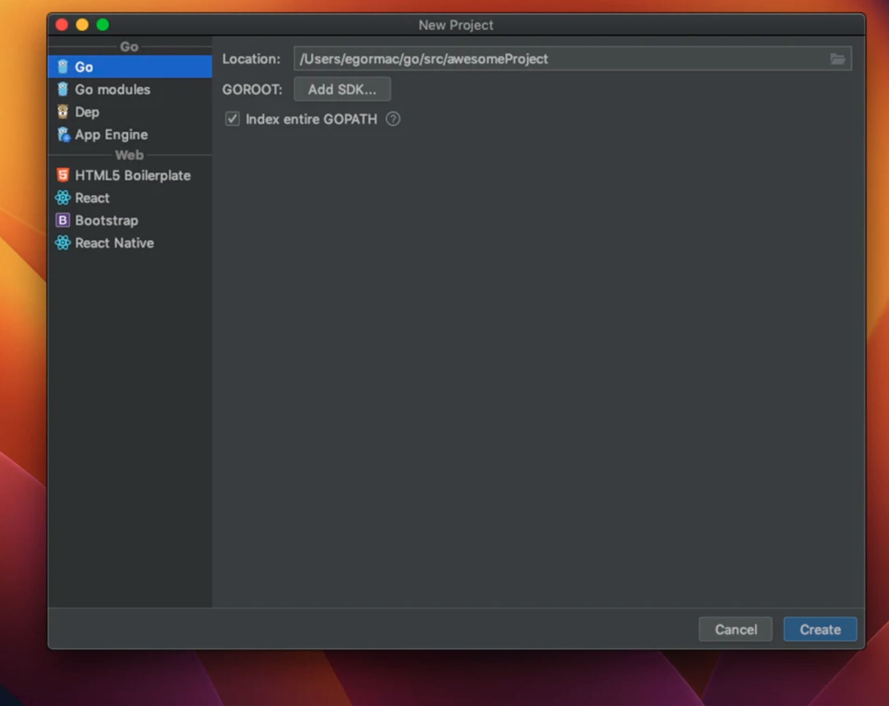 JetBrains GoLand for Mac v2023.3.5 GO语言集成开发工具环境 激活版-1