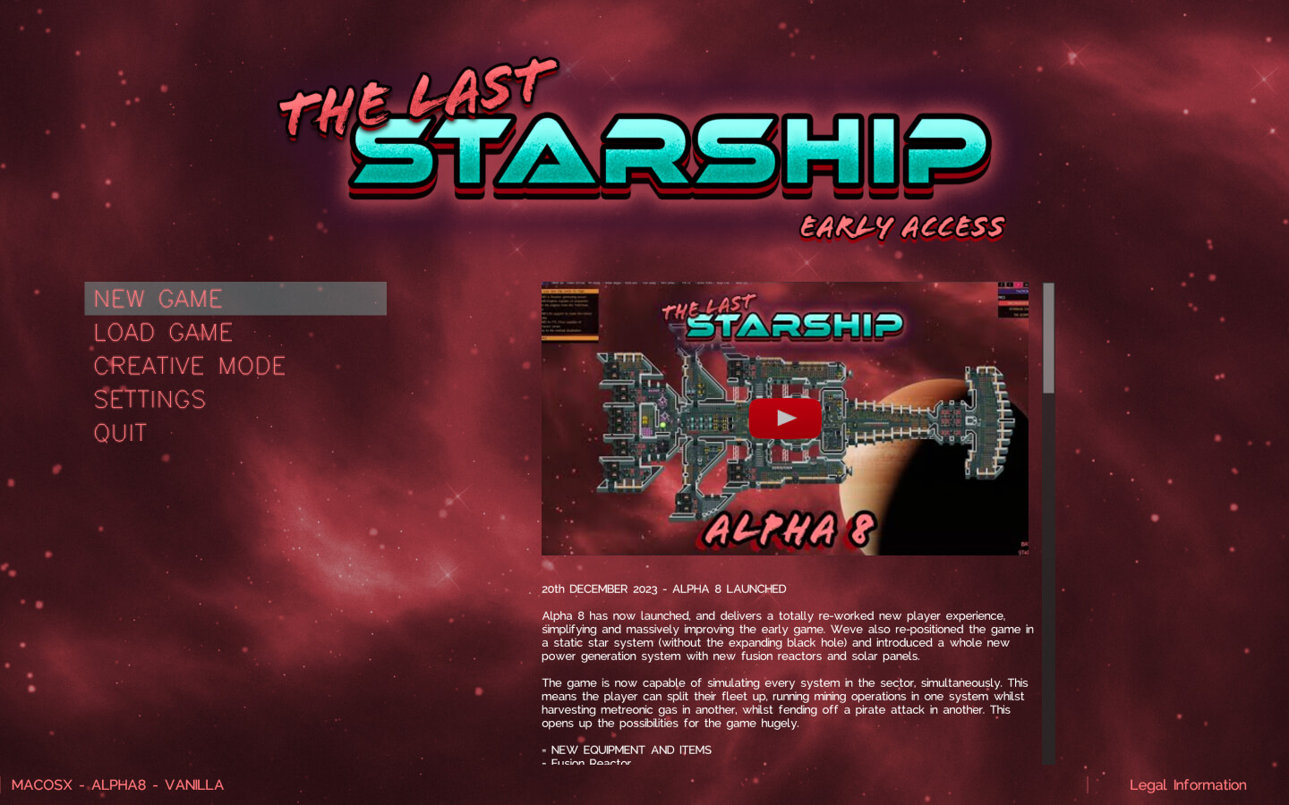 最后的星舰 The Last Starship for Mac vAlpha9b 英文原生版-1