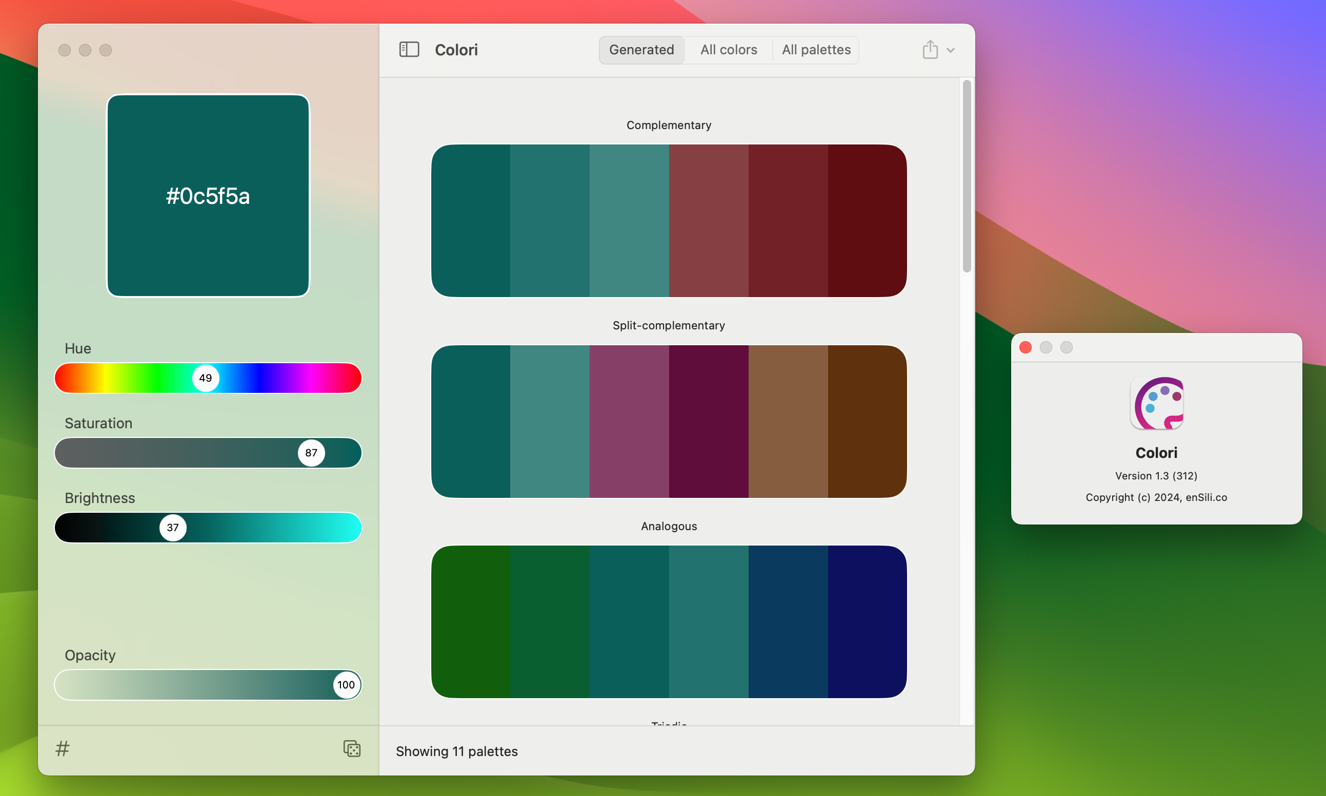 Colori for Mac v1.3 颜色设计软件 免激活下载-1