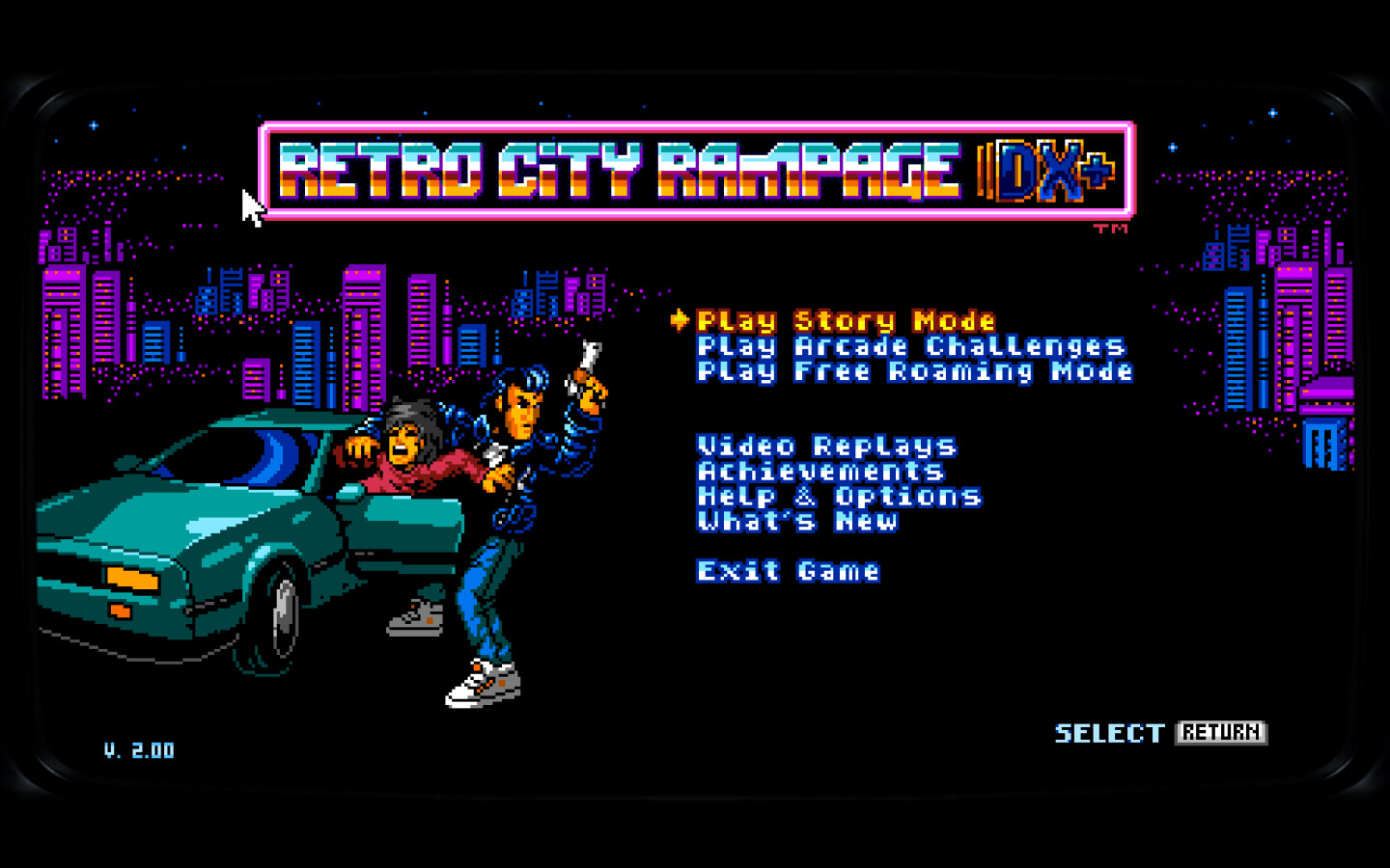 荒野老城DX Retro City Rampage DX for Mac v2.00 英文原生版-1