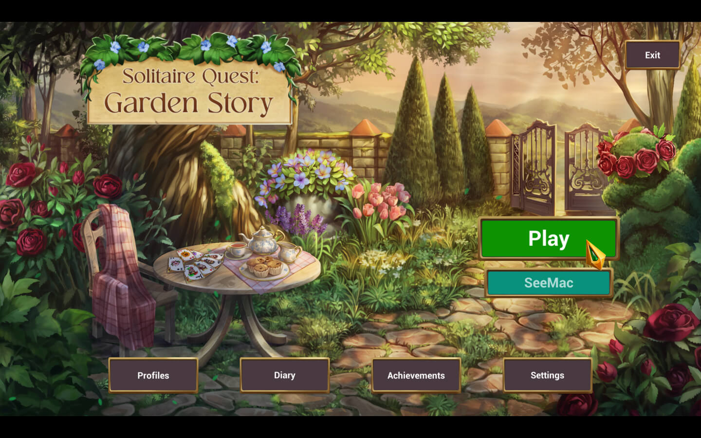 纸牌游戏：花园故事 Solitaire Quest: Garden Story for Mac v1.1 英文原生版-1