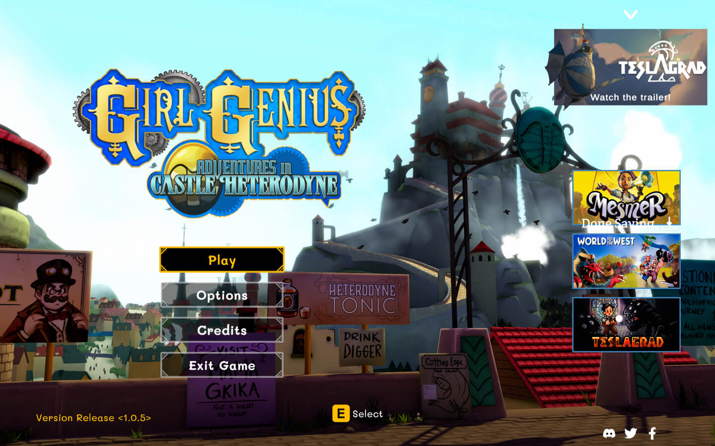 天才少女：机械城堡历险记 Girl Genius: Adventures In Castle Heterodyne for Mac v1.0.5 英文原生版-1