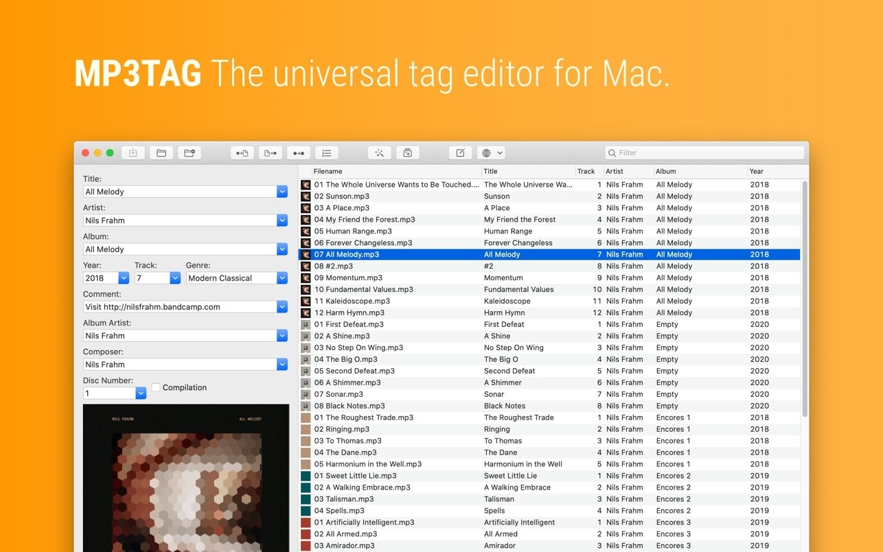 Mp3tag for Mac v1.8.20 音频标签编辑器 免激活下载-1