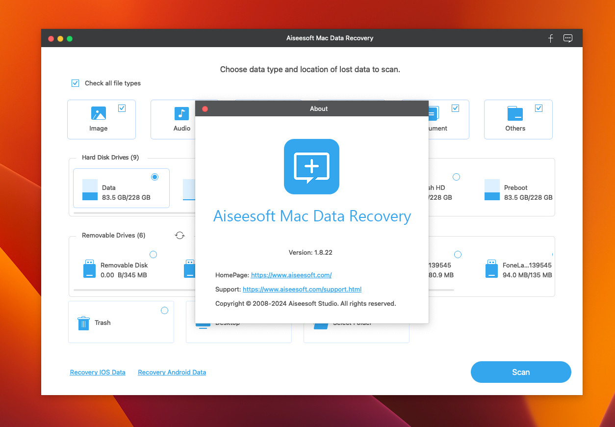 Aiseesoft Data Recovery for Mac v1.8.22 专业数据恢复软件 免激活下载-1