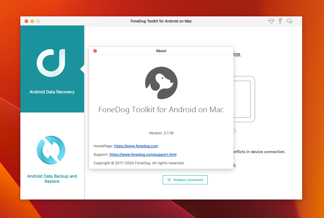FoneDog Toolkit for Android for Mac v2.1.18 Android数据恢复工具 免激活下载-1