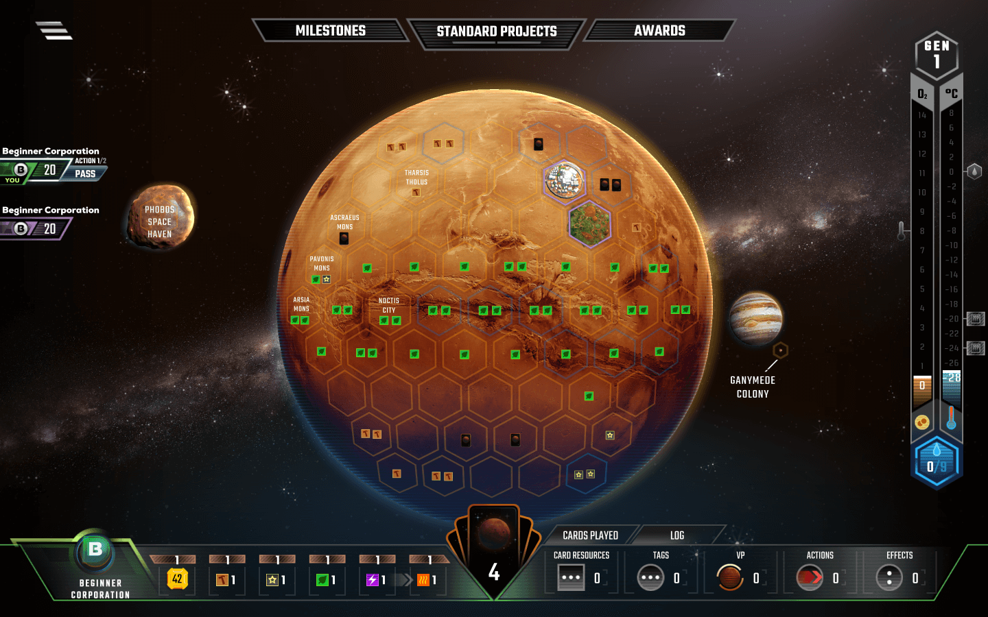 殖民火星 Terraforming Mars for Mac v2.4.1.130129 英文原生版 附DLC-3
