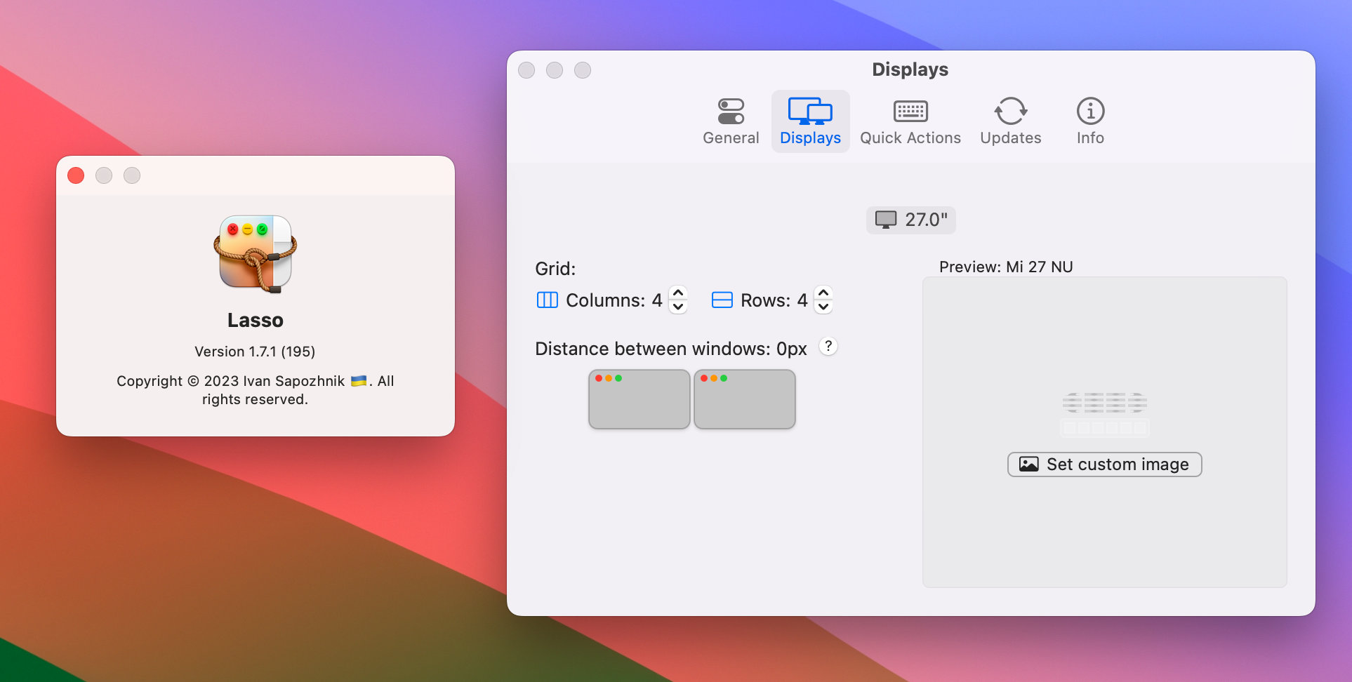 Lasso for Mac v1.7.1 苹果窗口管理器 激活版-1