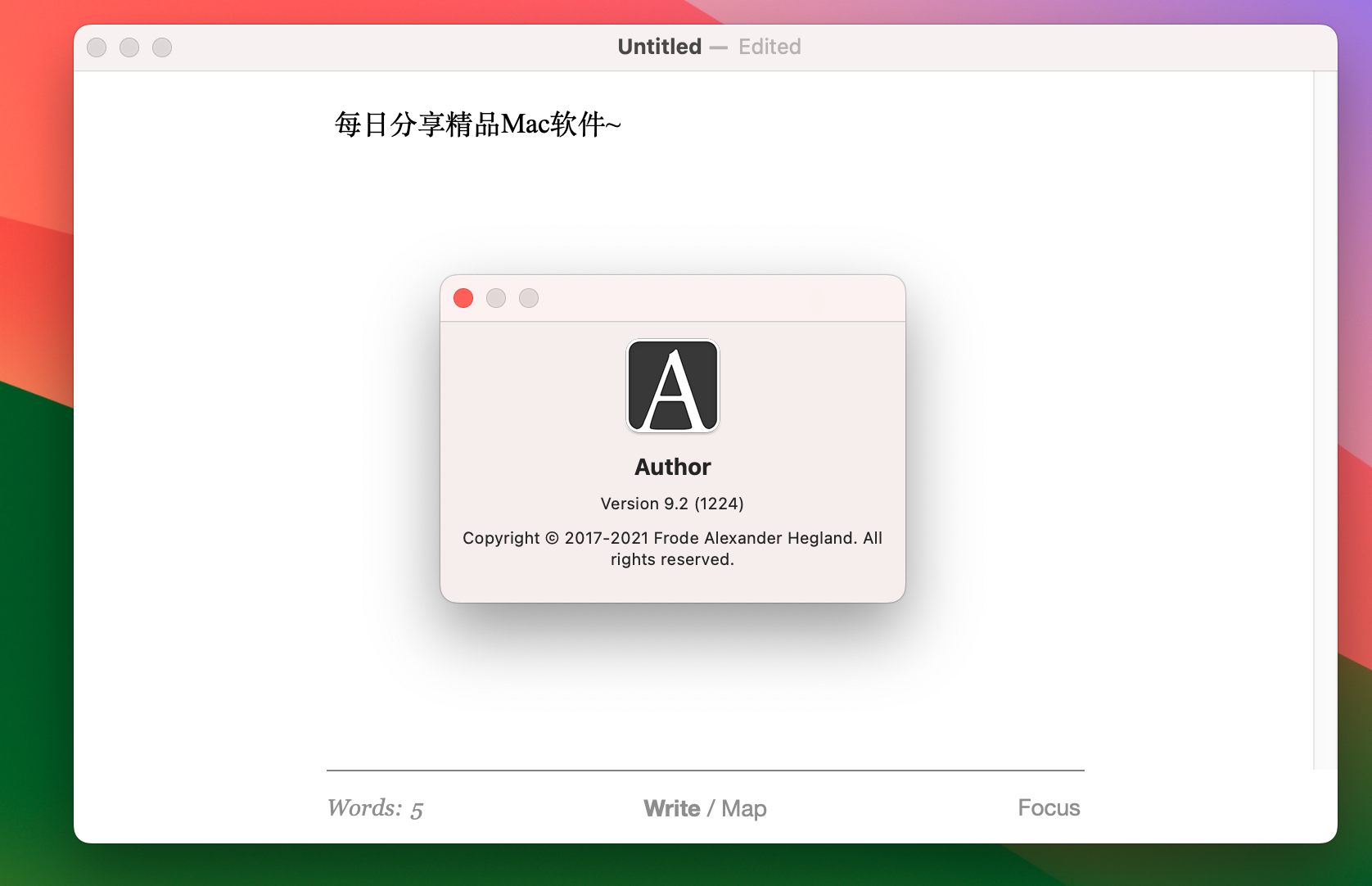 Author for Mac v9.2 文档编辑工具 免激活下载-1
