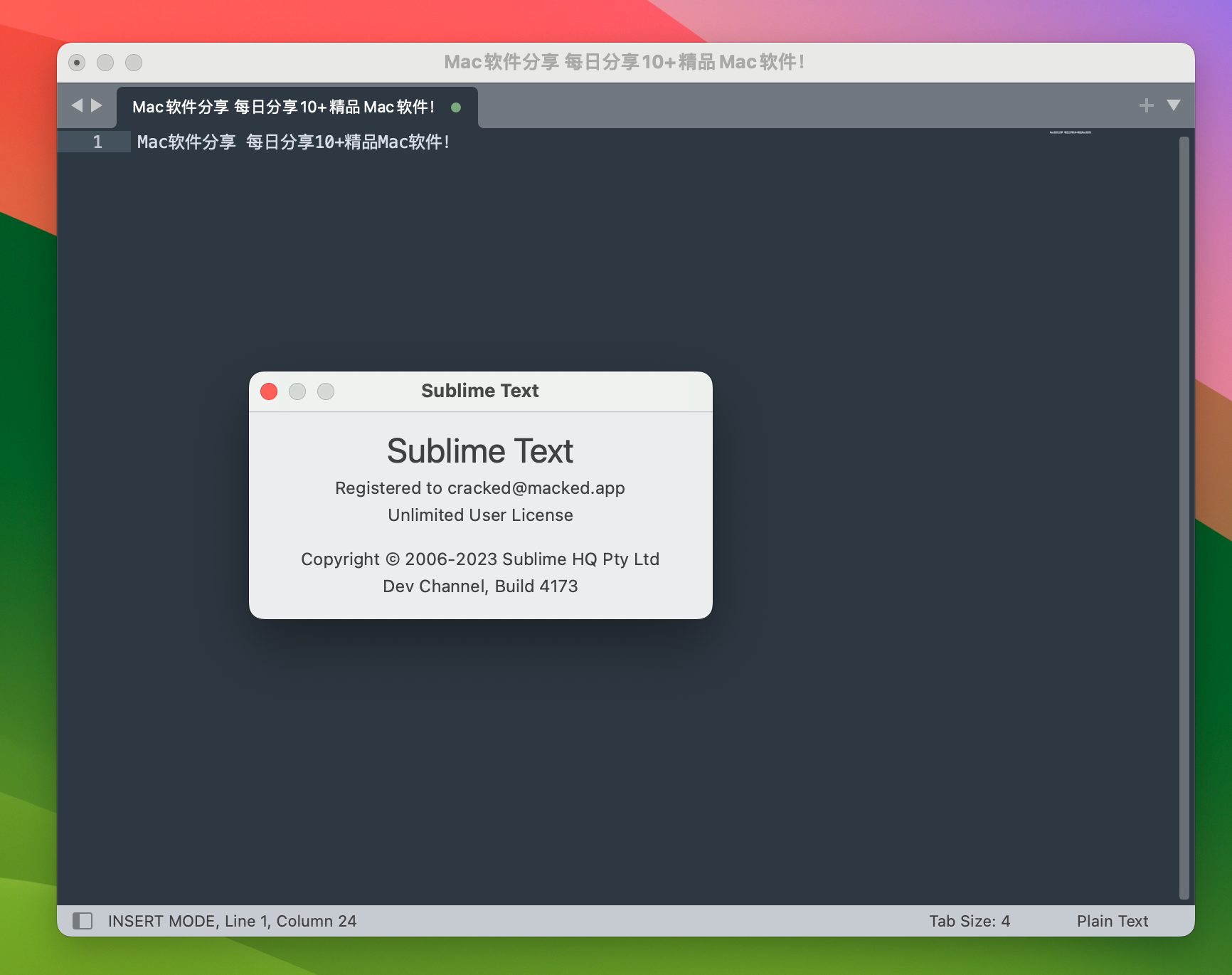 sublime text for Mac v4.0.4173 代码编辑器 免激活下载-1