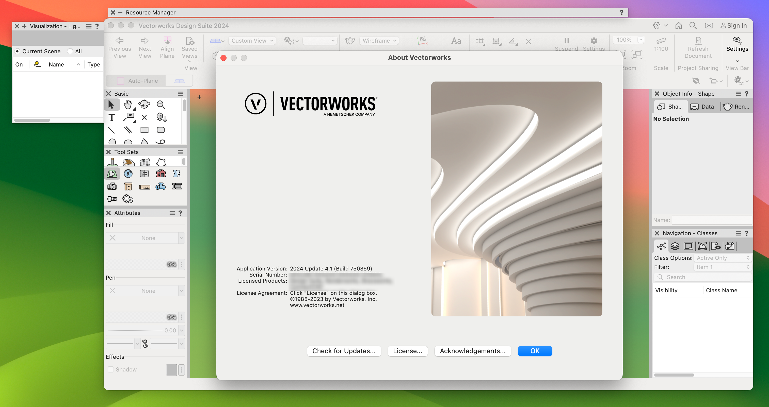 Vectorworks 2024 for Mac v2024SP4 3D建模渲染设计 免激活下载-1