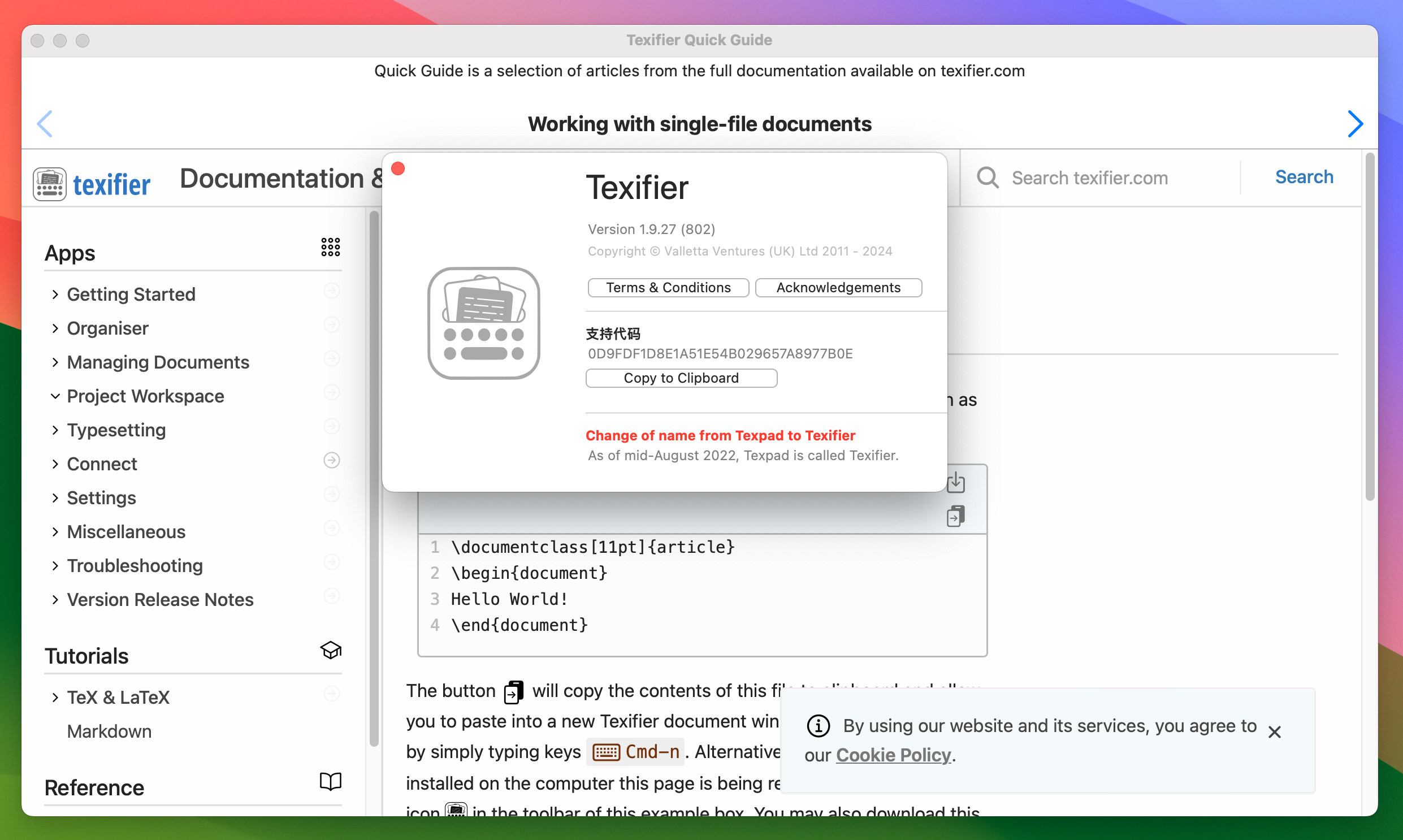 Texifier(原Texpad) for Mac v1.9.27 专业的LaTeX编辑工具 免激活下载-1