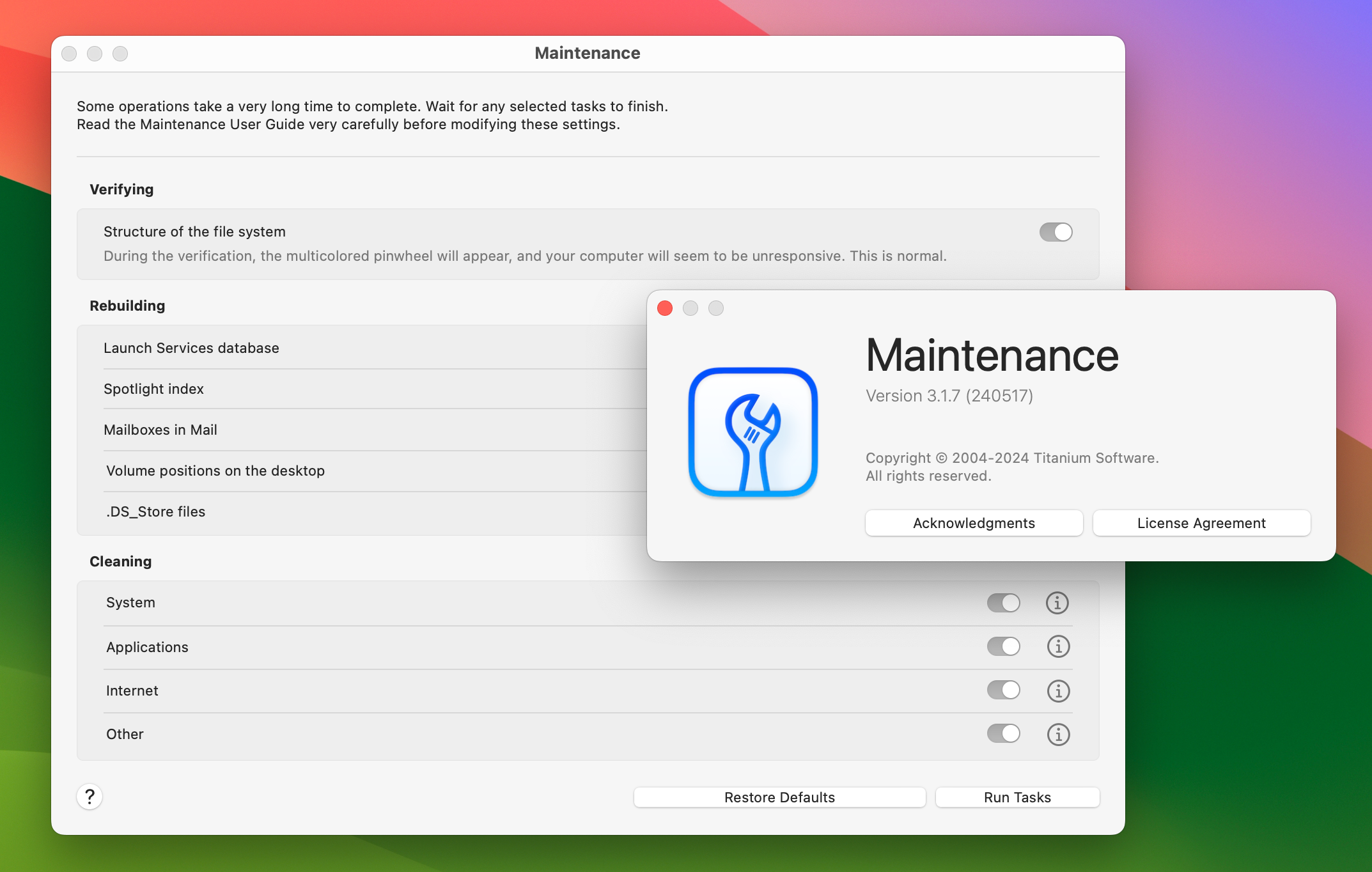 Maintenance for Mac v3.1.7 Mac苹果电脑系统维护和清理工具 免激活下载-1
