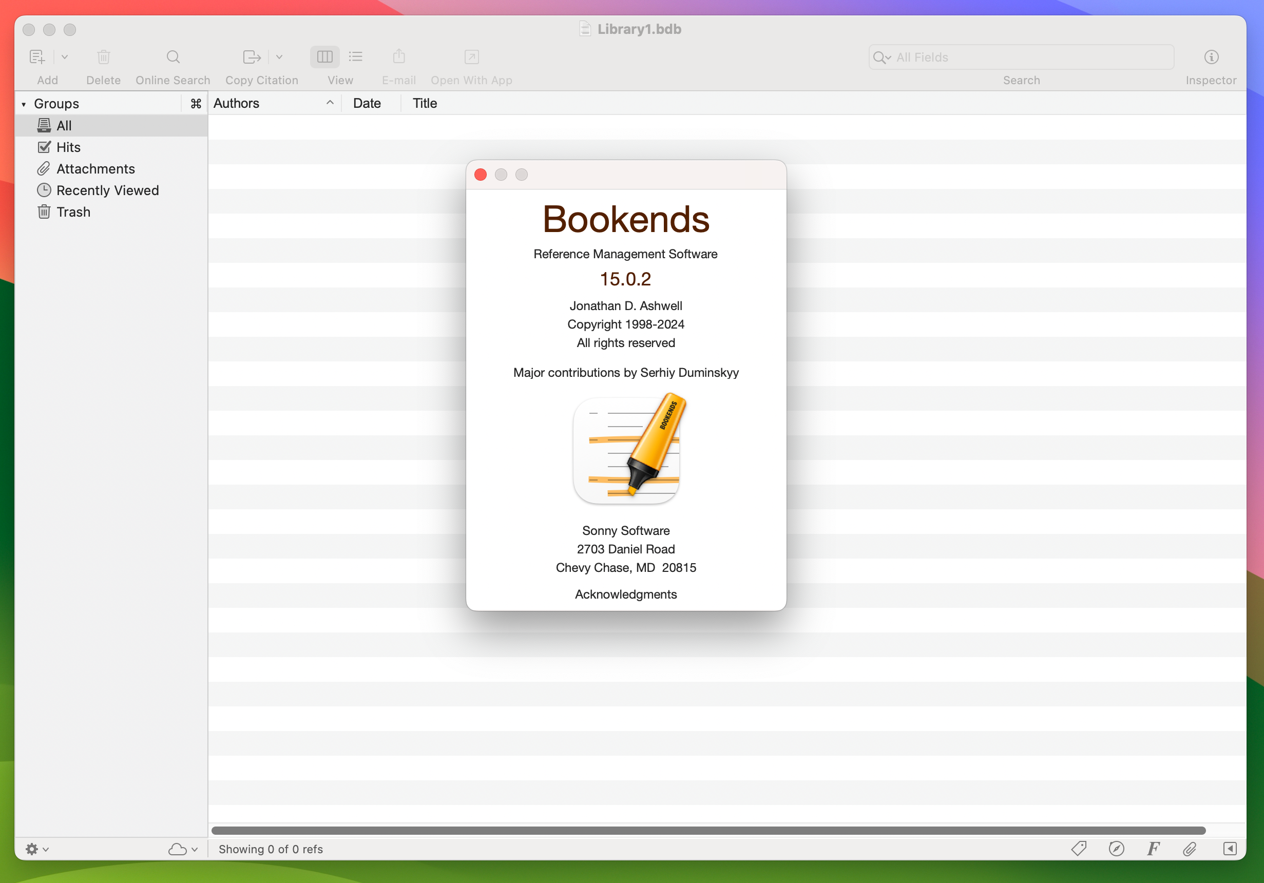 Bookends for Mac v15.0.2 文献书籍管理工具 免激活下载-1