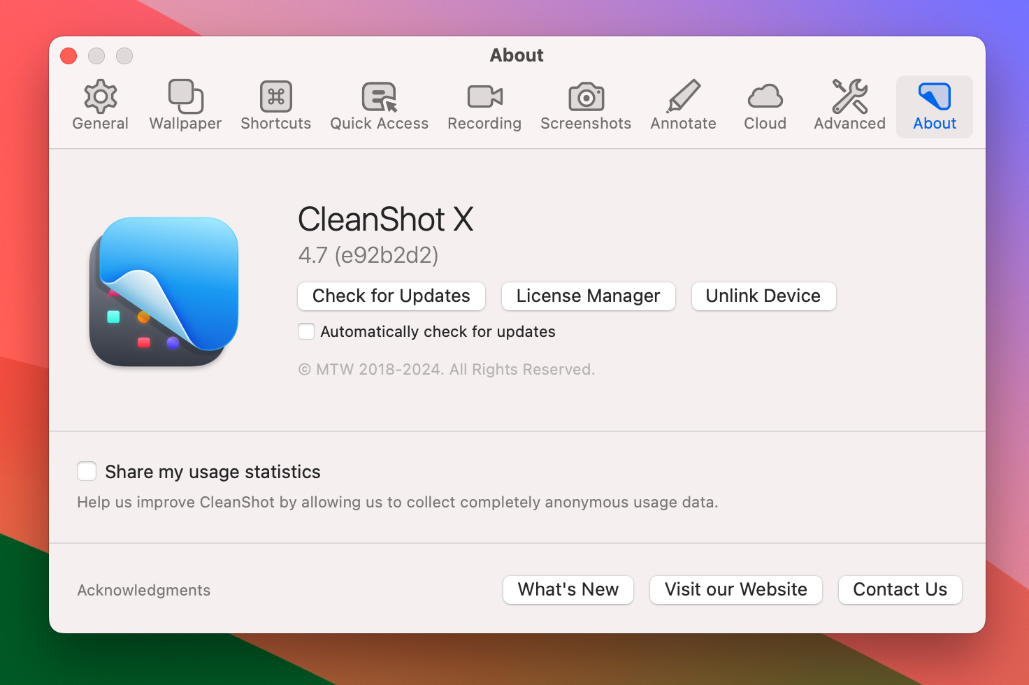 CleanShot X for Mac v4.7.0 录屏截图标注工具 免激活下载-1