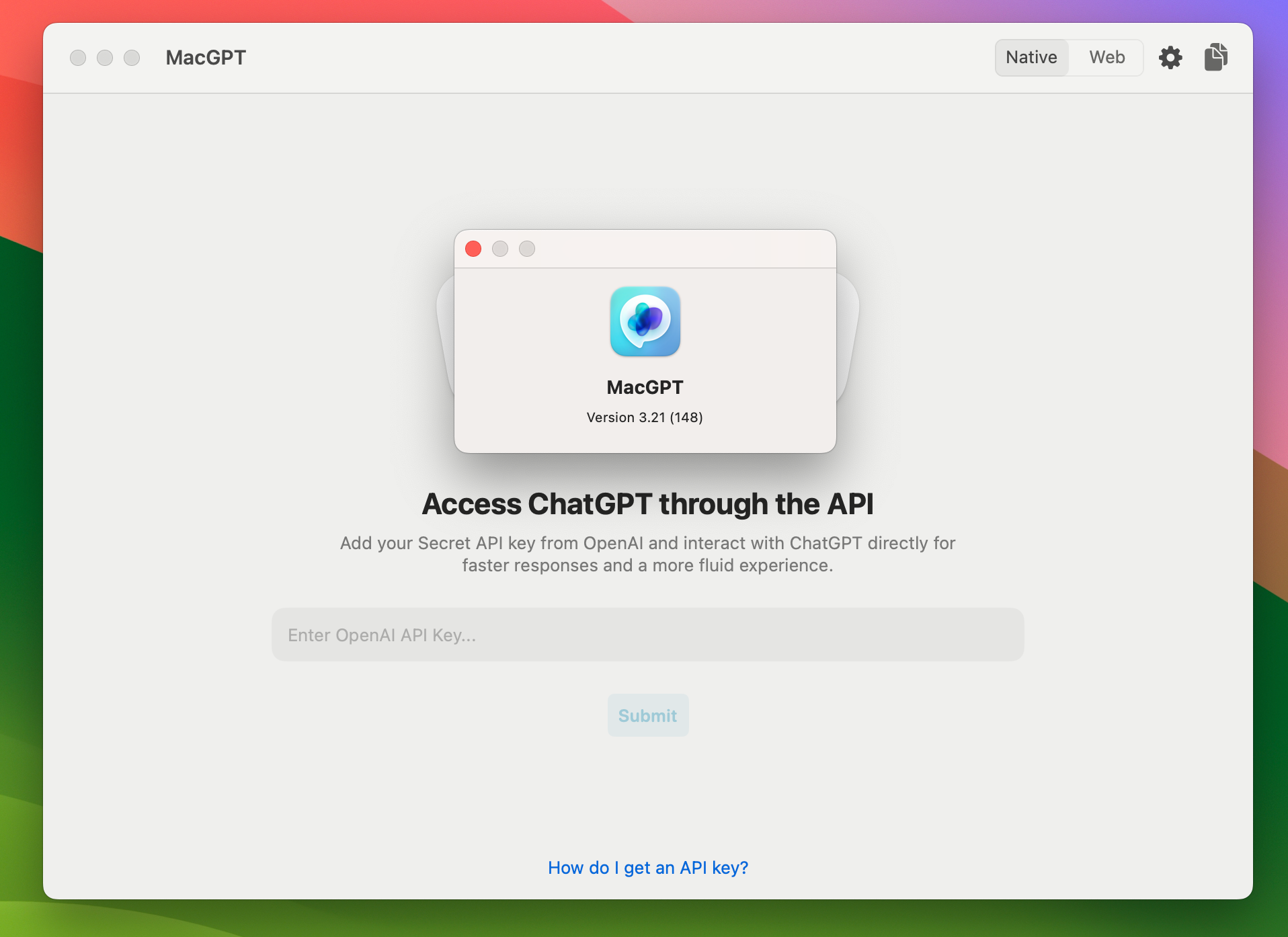 MacGPT for Mac v3.21 菜单栏上的ChatGPT 免激活下载-1