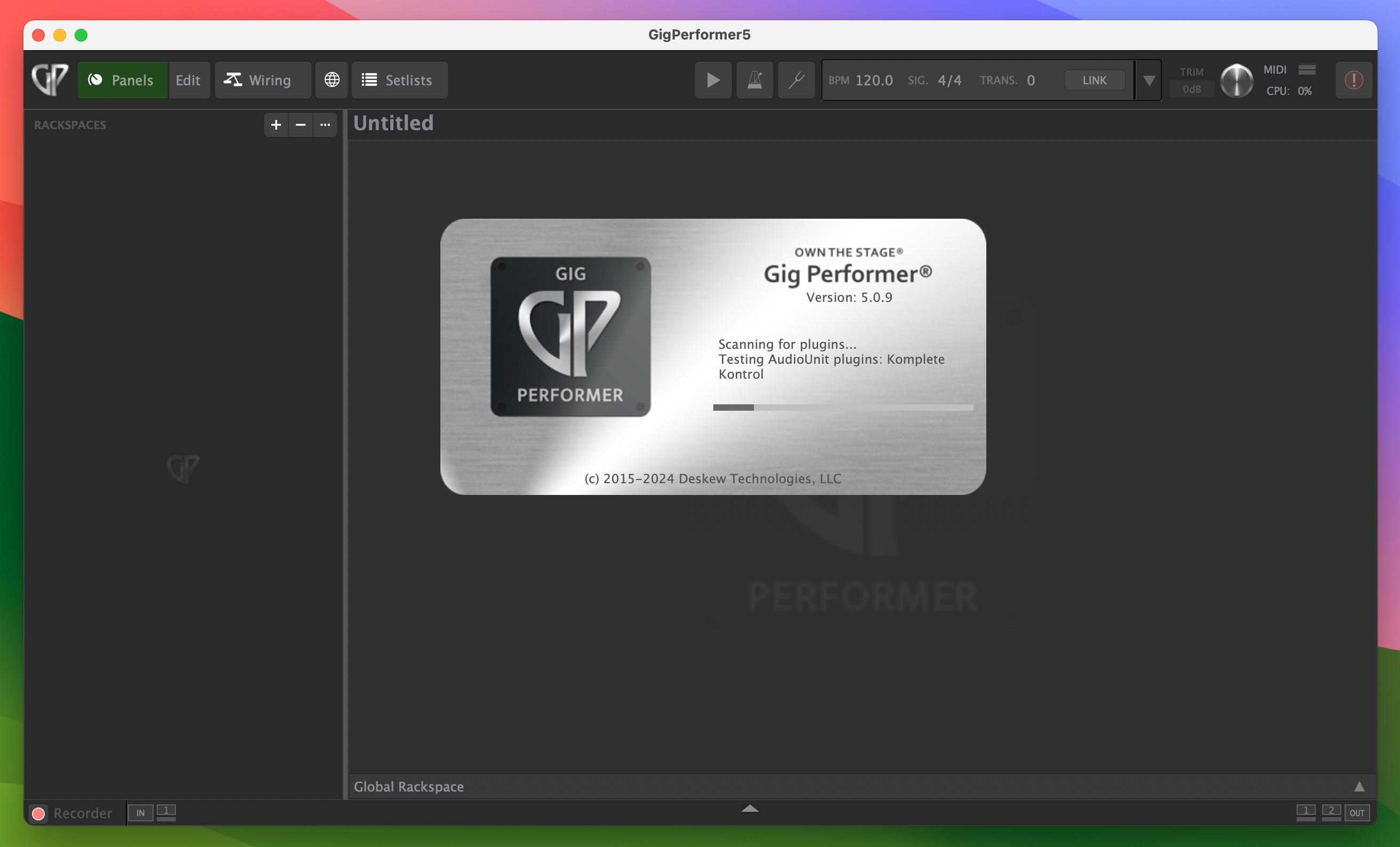 Deskew Technologies Gig Performer for Mac v5.0.9 现场控制乐器和声音机架 免激活下载-1