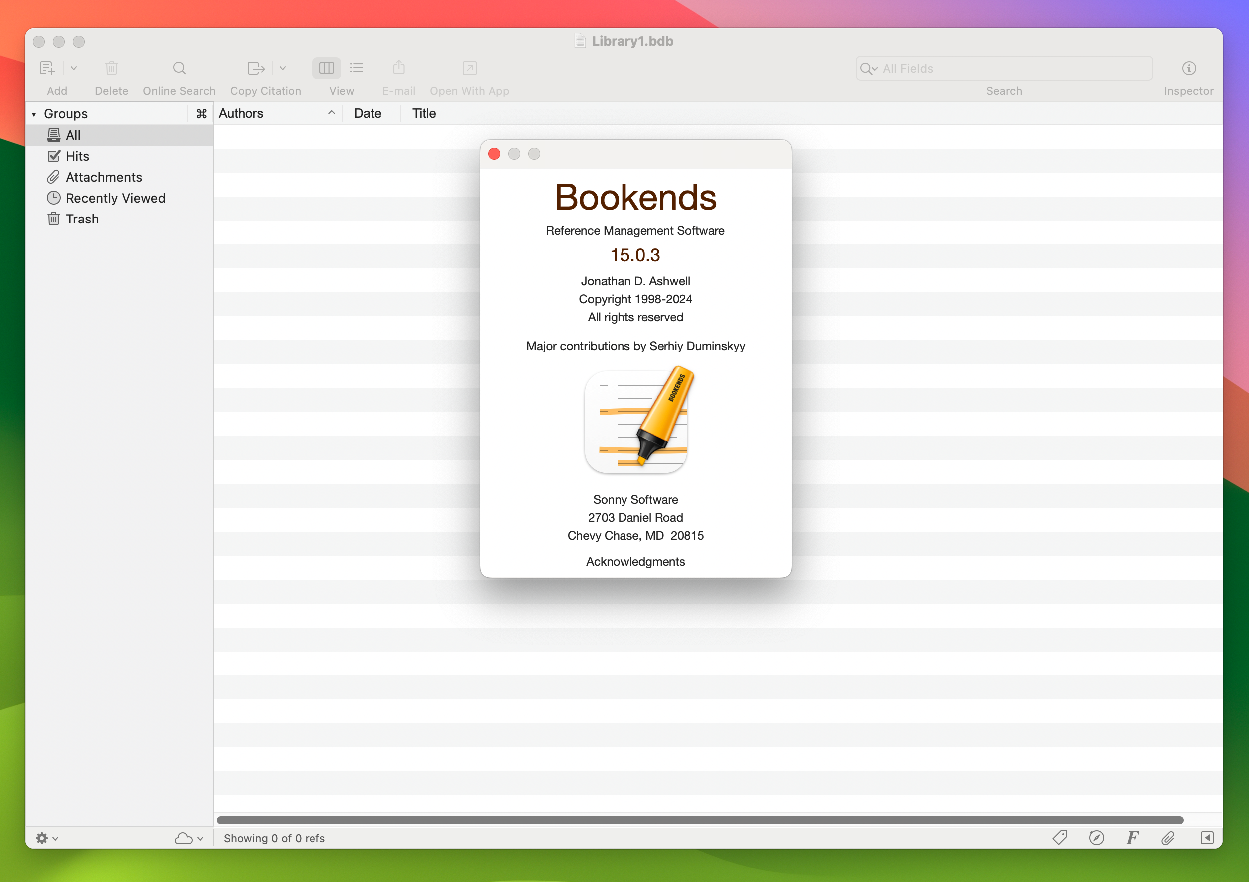 Bookends for Mac v15.0.3 文献书籍管理工具 免激活下载-1