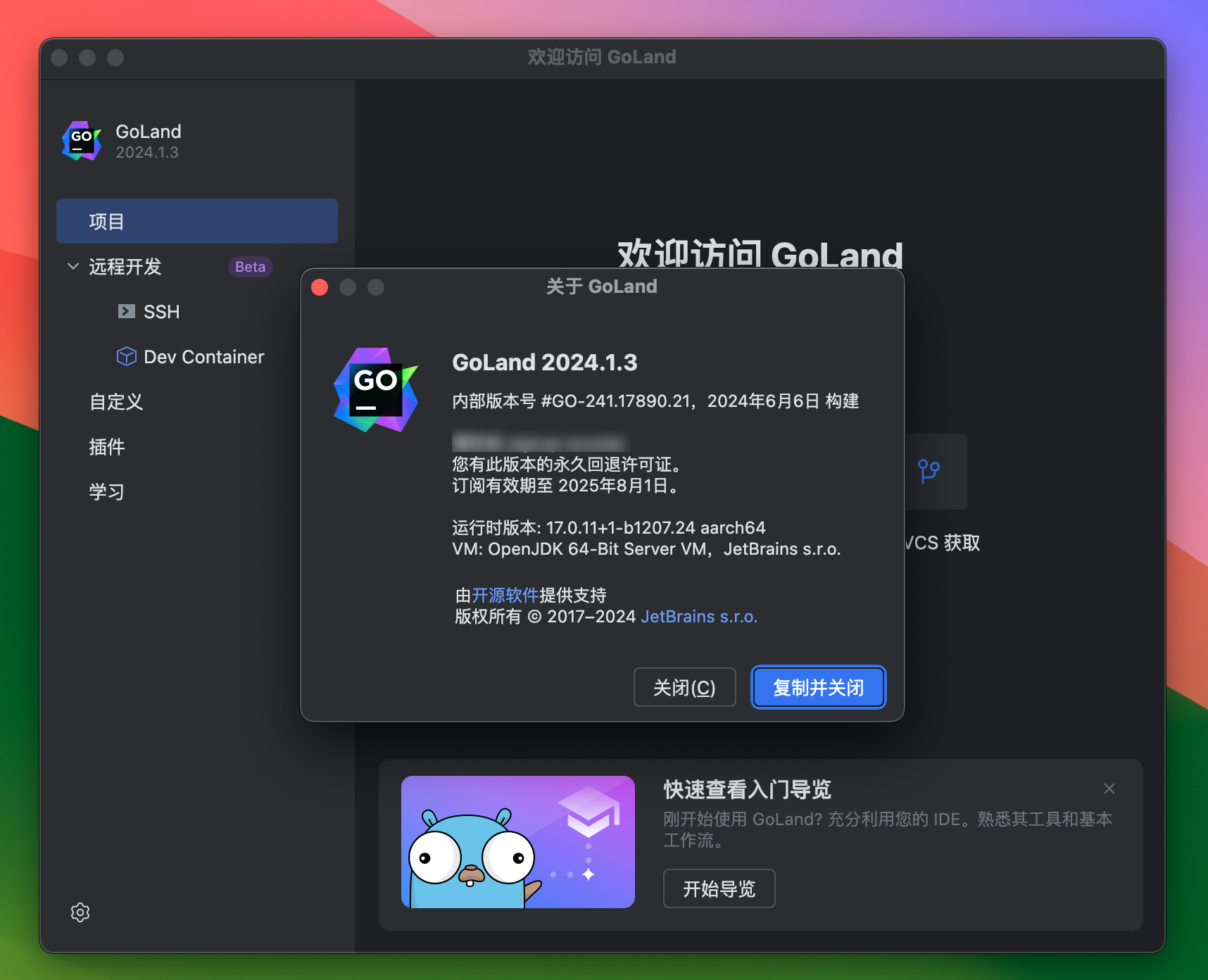 GoLand for Mac v2024.1.3 GO语言集成开发工具环境 免激活下载-1