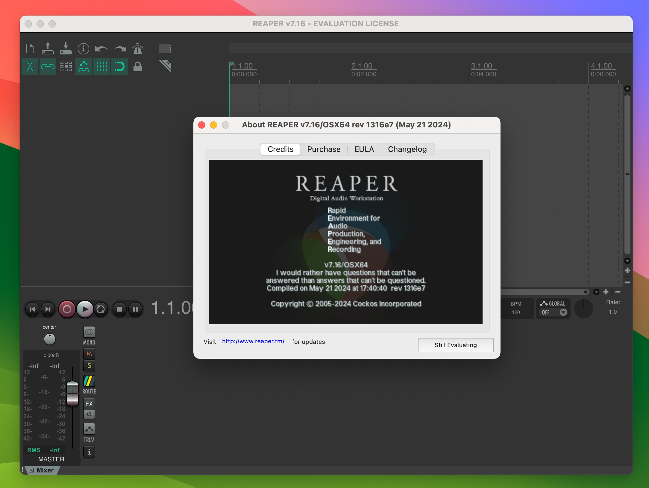 Cockos REAPER for Mac v7.16 音频编辑制作软件 免激活下载-1