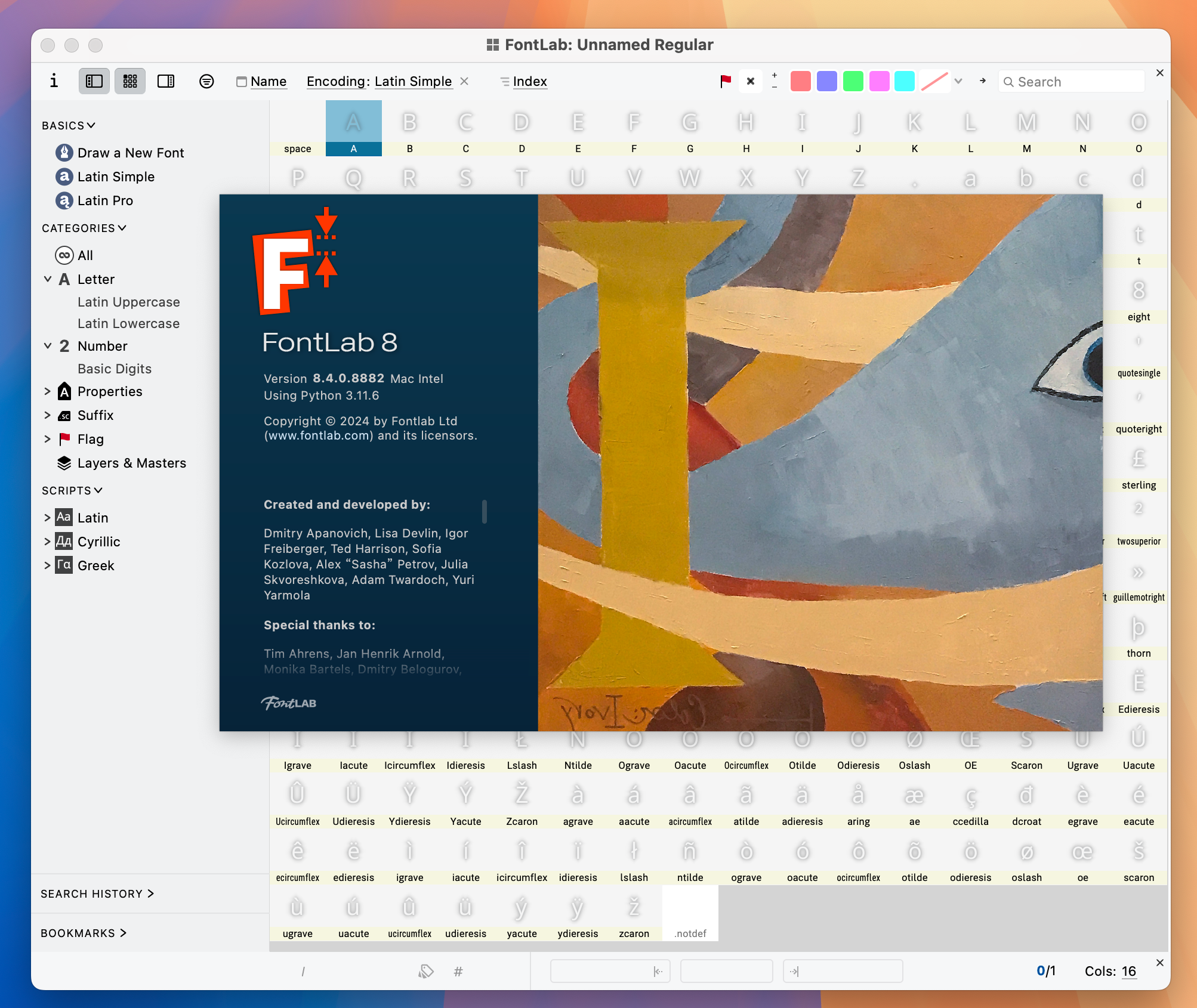 FontLab 8 for Mac v8.4.0.8882 Mac字体编辑器 免激活下载-1