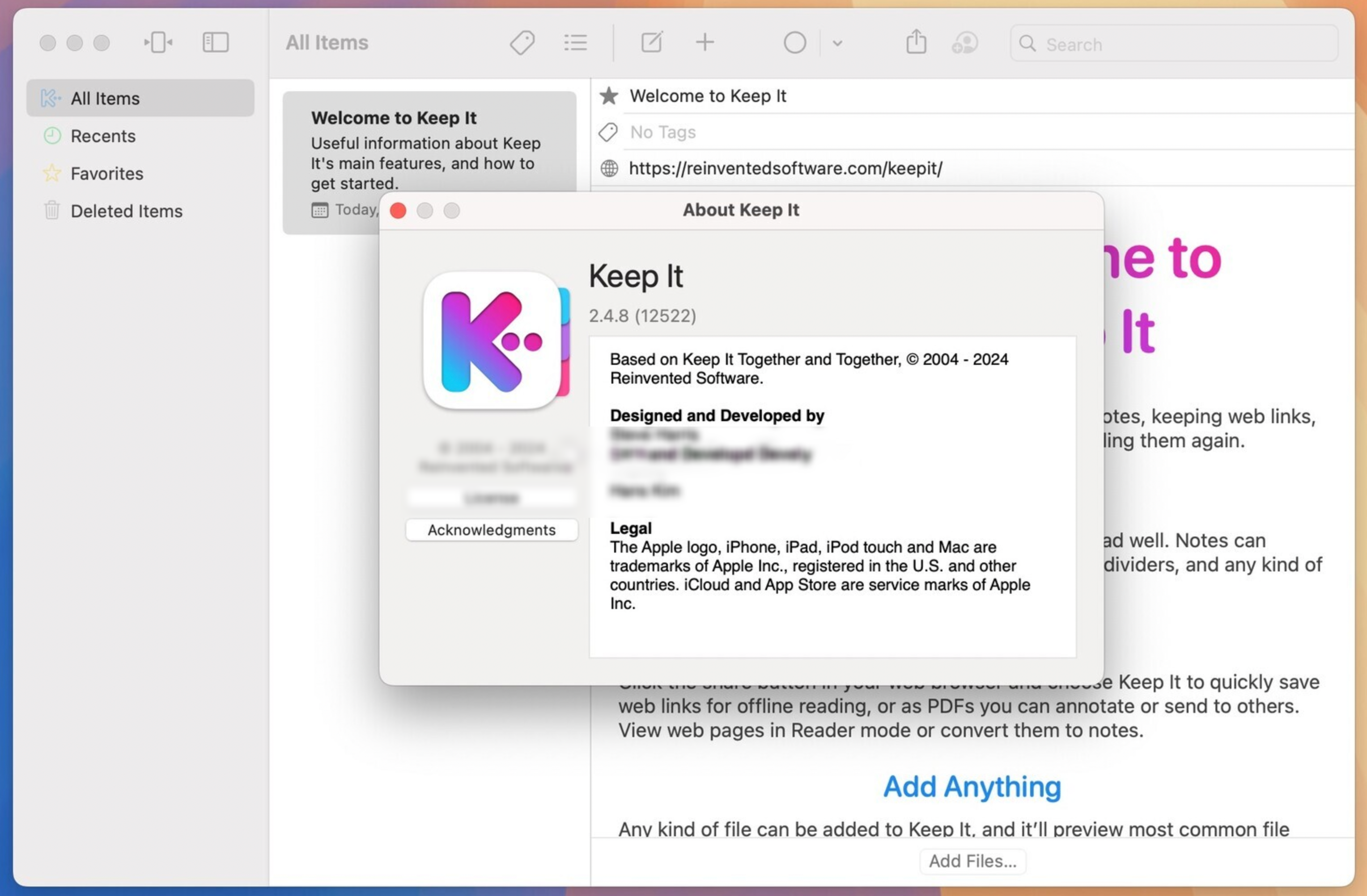 Keep It for Mac v2.4.8 Mac笔记软件 免激活下载-1
