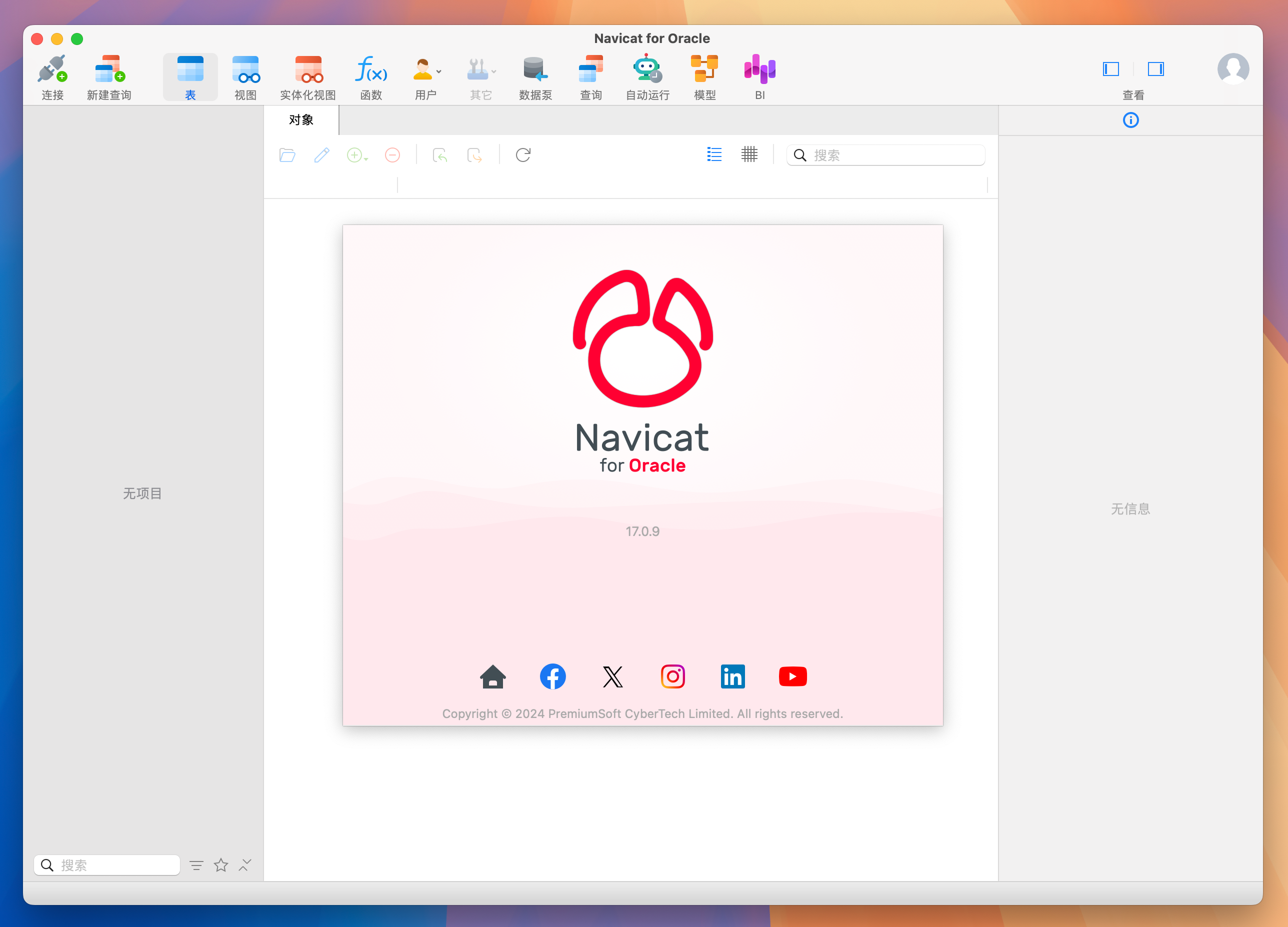 Navicat for Oracle for Mac v17.0.9 专业数据库管理工具 免激活下载-1