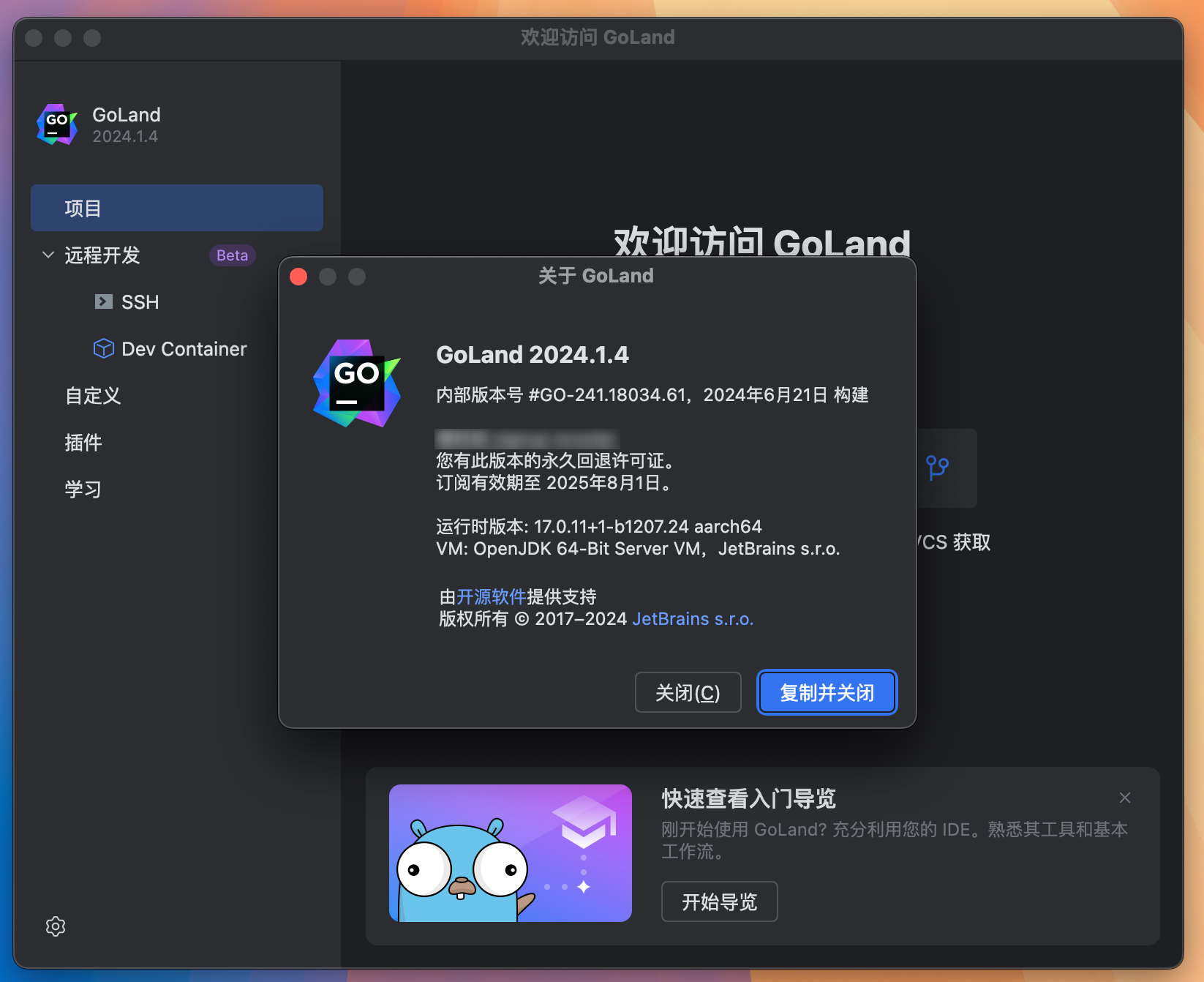 GoLand for Mac v2024.1.4 GO语言集成开发工具环境 免激活下载-1