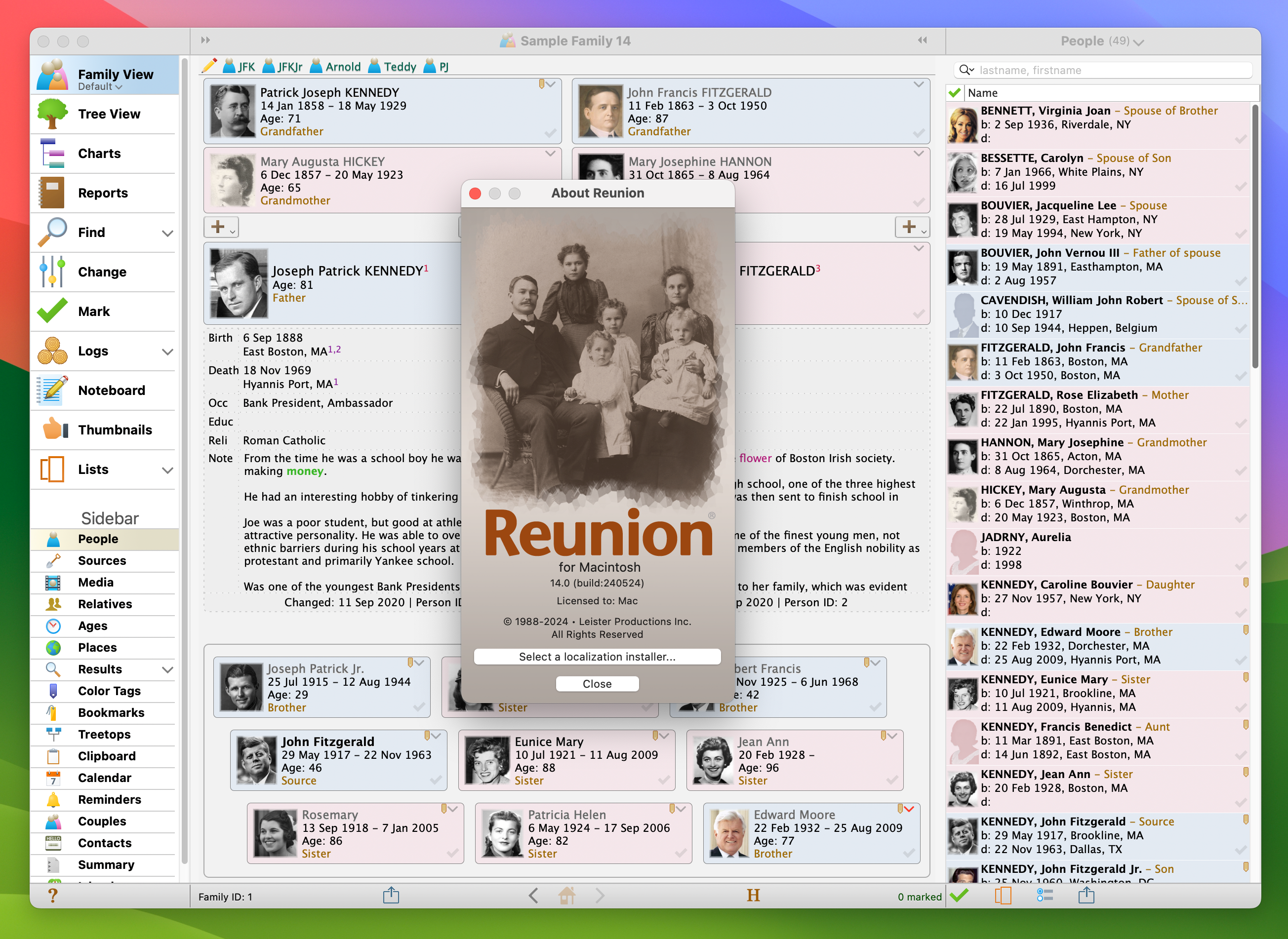 Reunion 14 for Mac v14.0 家族图谱记录工具 免激活下载-1