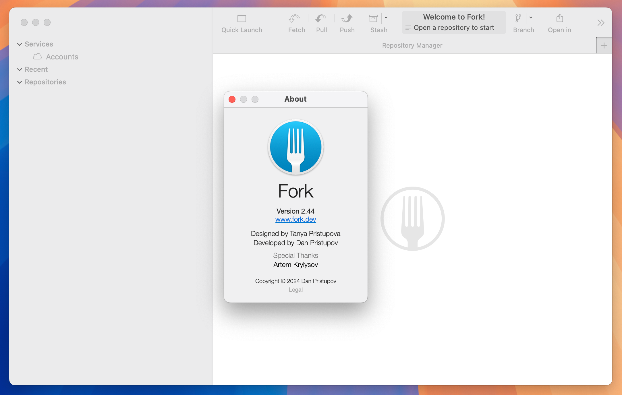 Fork for Mac v2.44 Git客户端 免激活下载-1