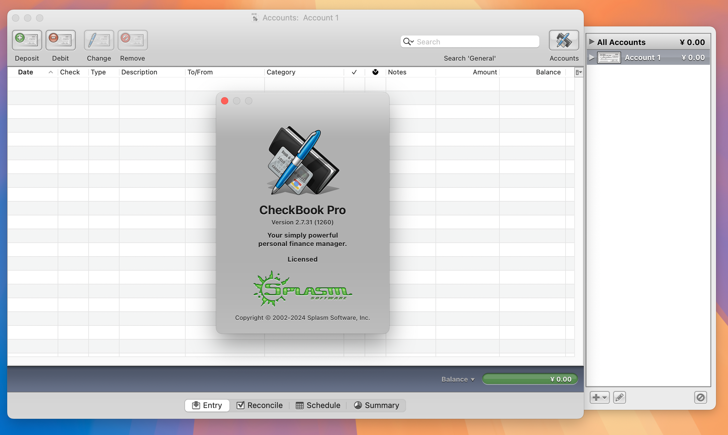 CheckBook Pro for Mac v2.7.31 优秀的个人理财管理软件 免激活下载-1