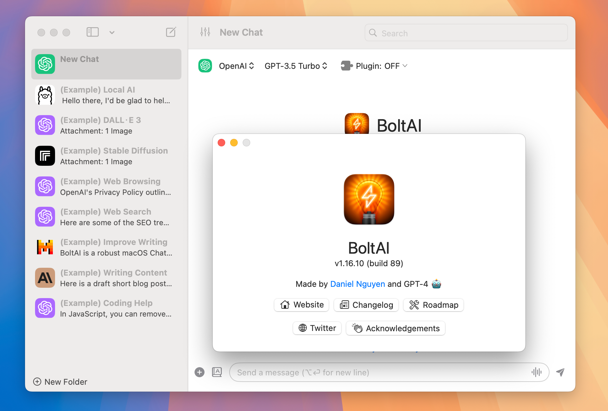 BoltAI for Mac v1.16.10 基于ChatGPT强大AI 助手 免激活下载-1