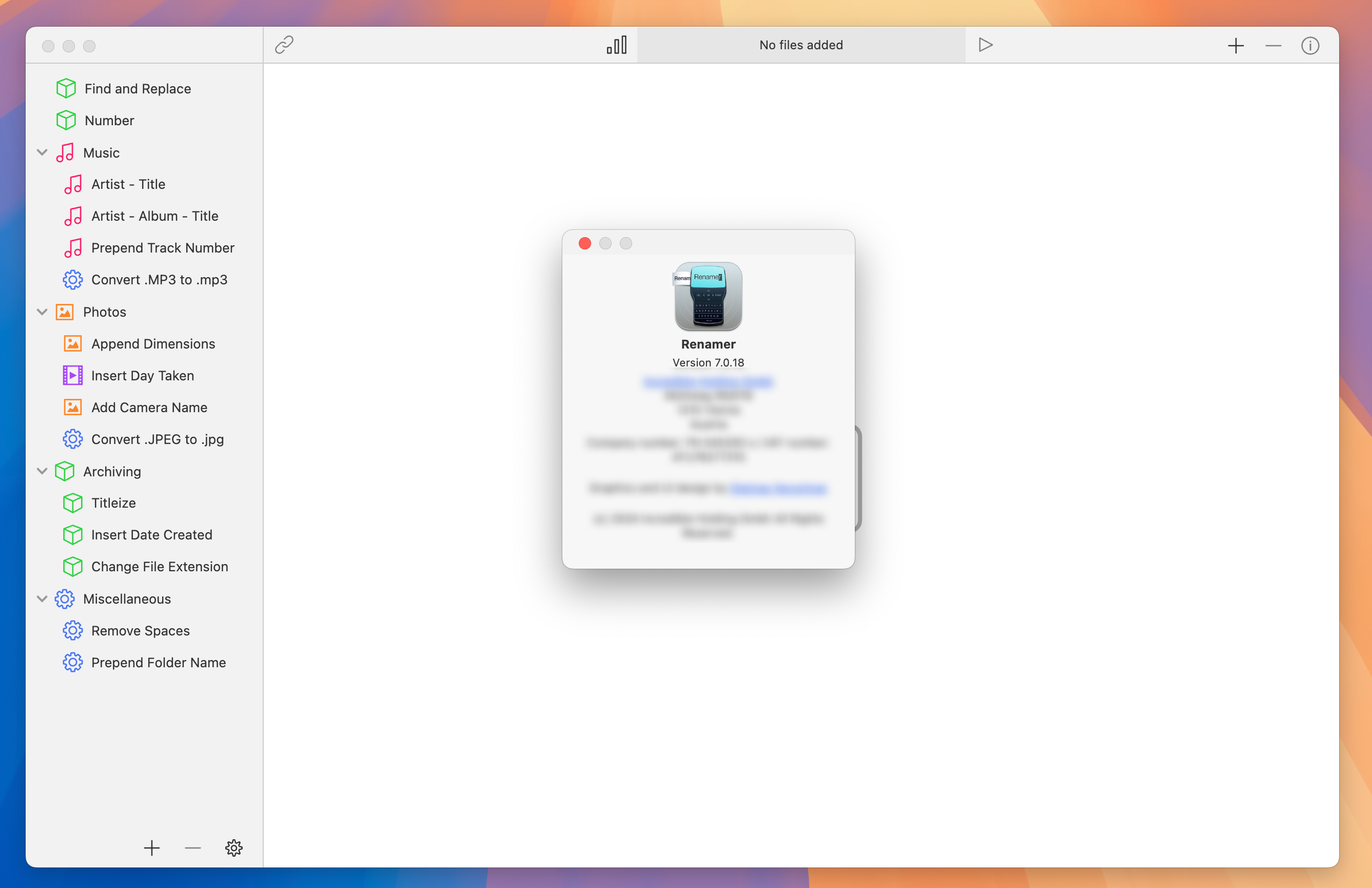 Renamer 7 for Mac v7.0.18 批量重命名文件处理软件 免激活下载-1