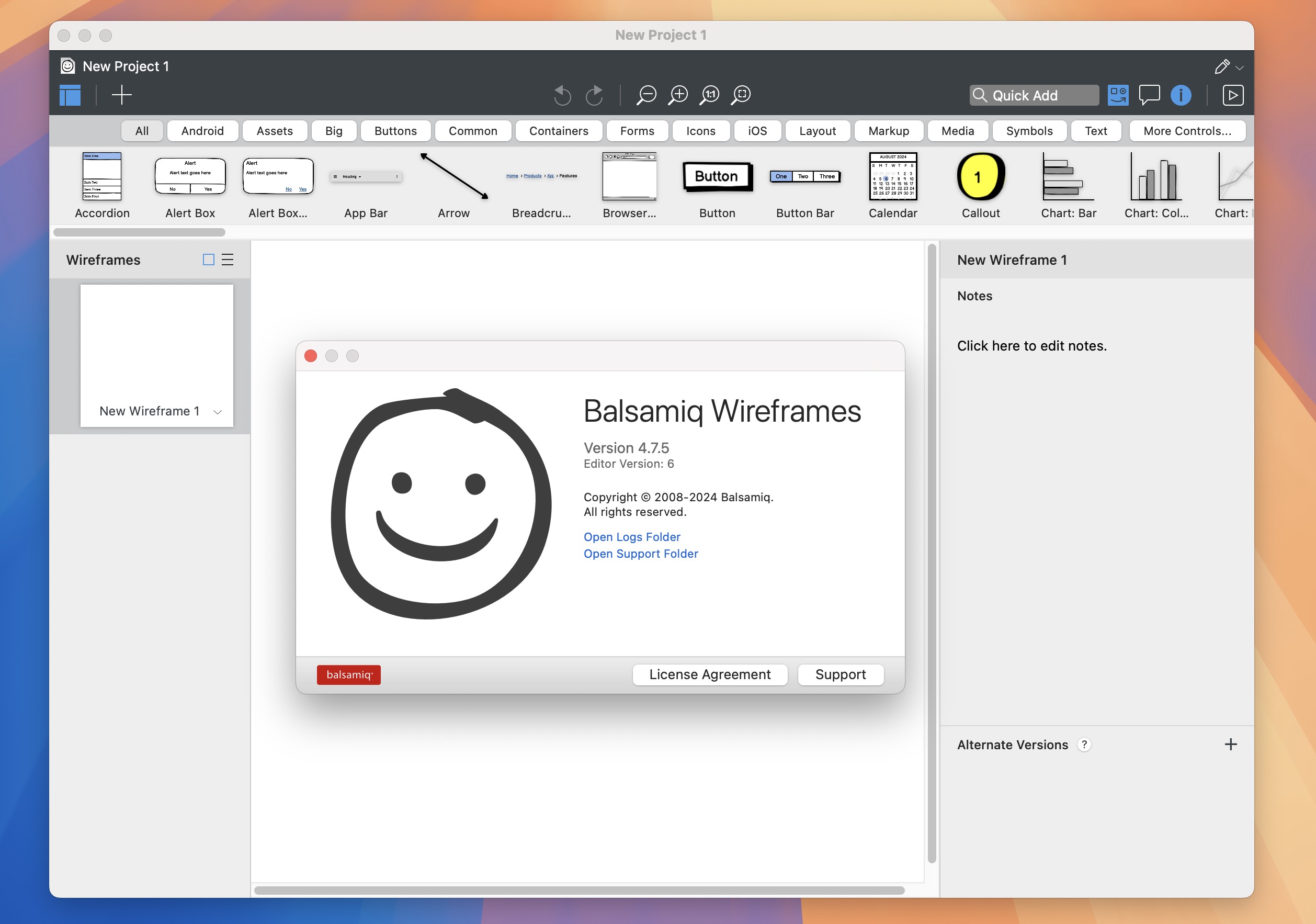 Balsamiq Wireframes for Mac v4.7.5 UI线框原型图绘制工具 免激活下载-1