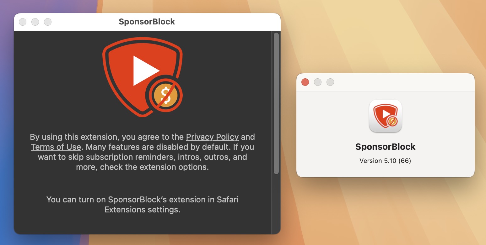 SponsorBlock for Mac v5.10 跳过youtube赞助商广告 免激活下载-1