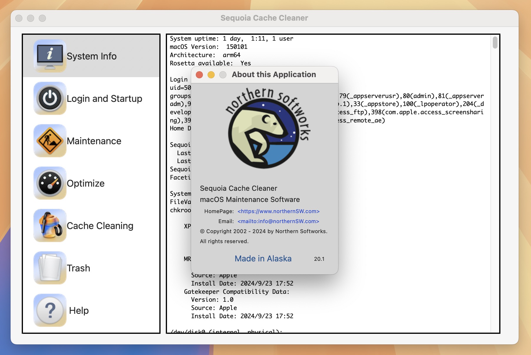 Sequoia Cache Cleaner for Mac v20.1 苹果系统缓存清理优化软件 免激活下载-1